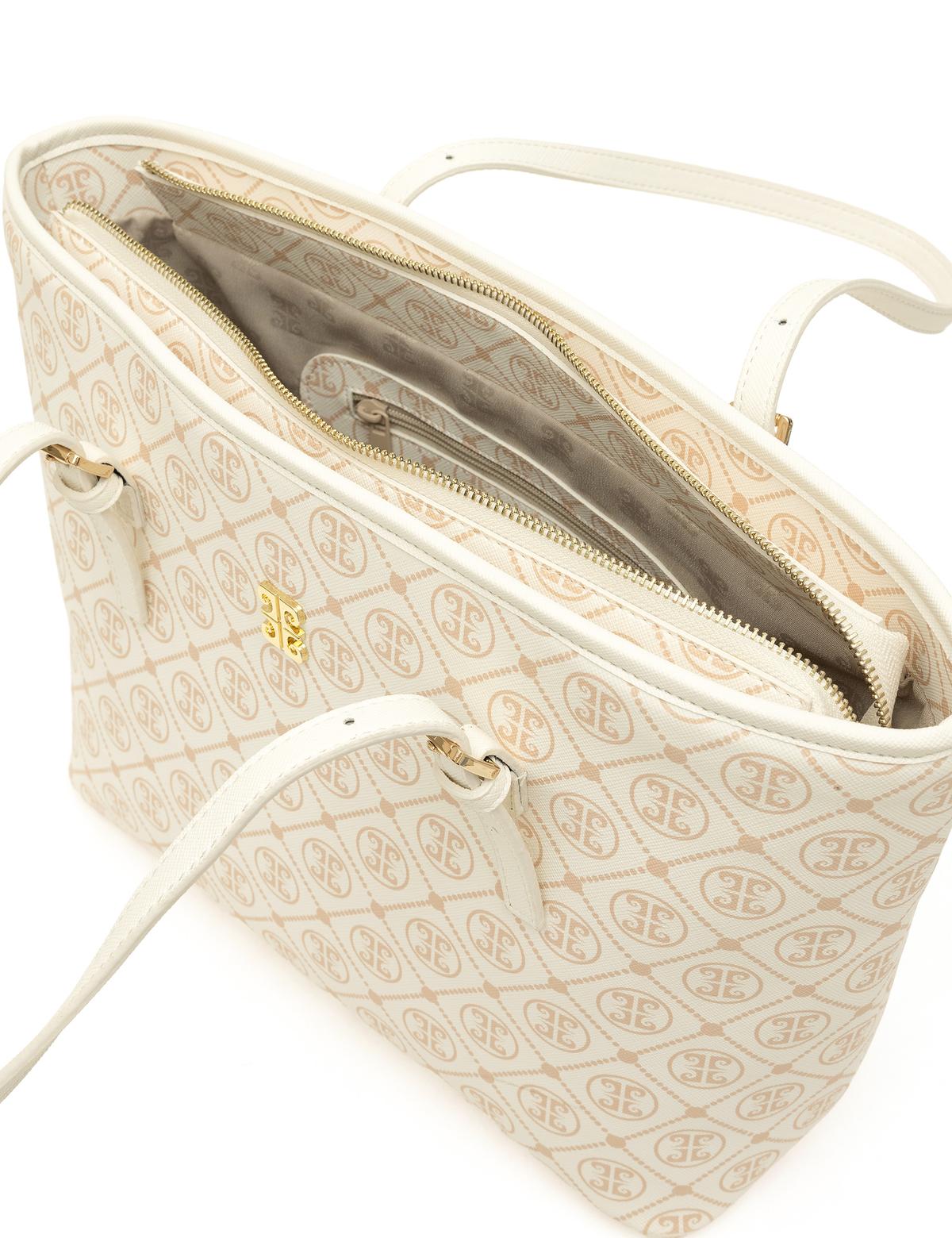 Ekru Omuz Çantası - 50297733005