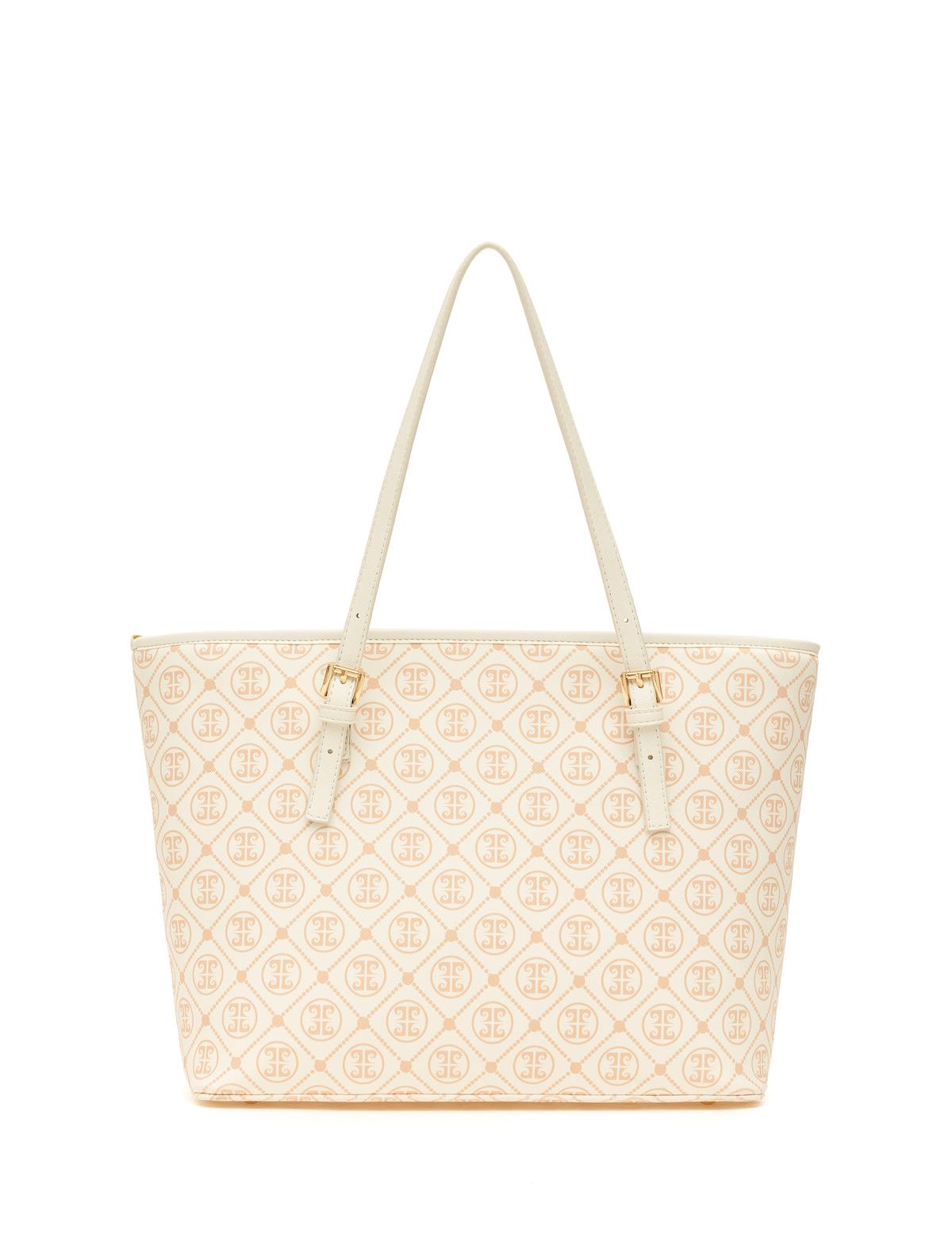 Ekru Omuz Çantası - 50297733005