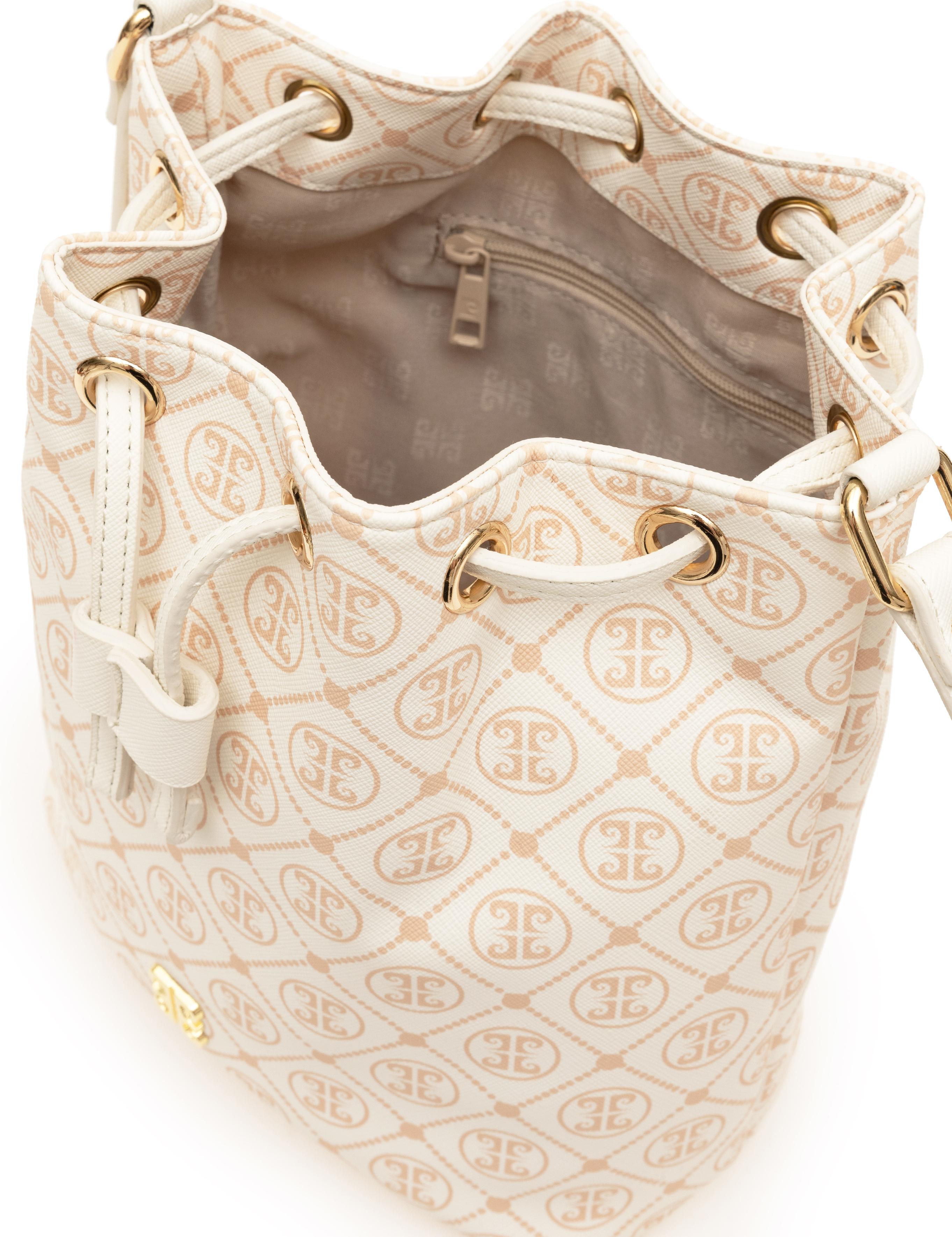 Ekru Büzgülü Çanta