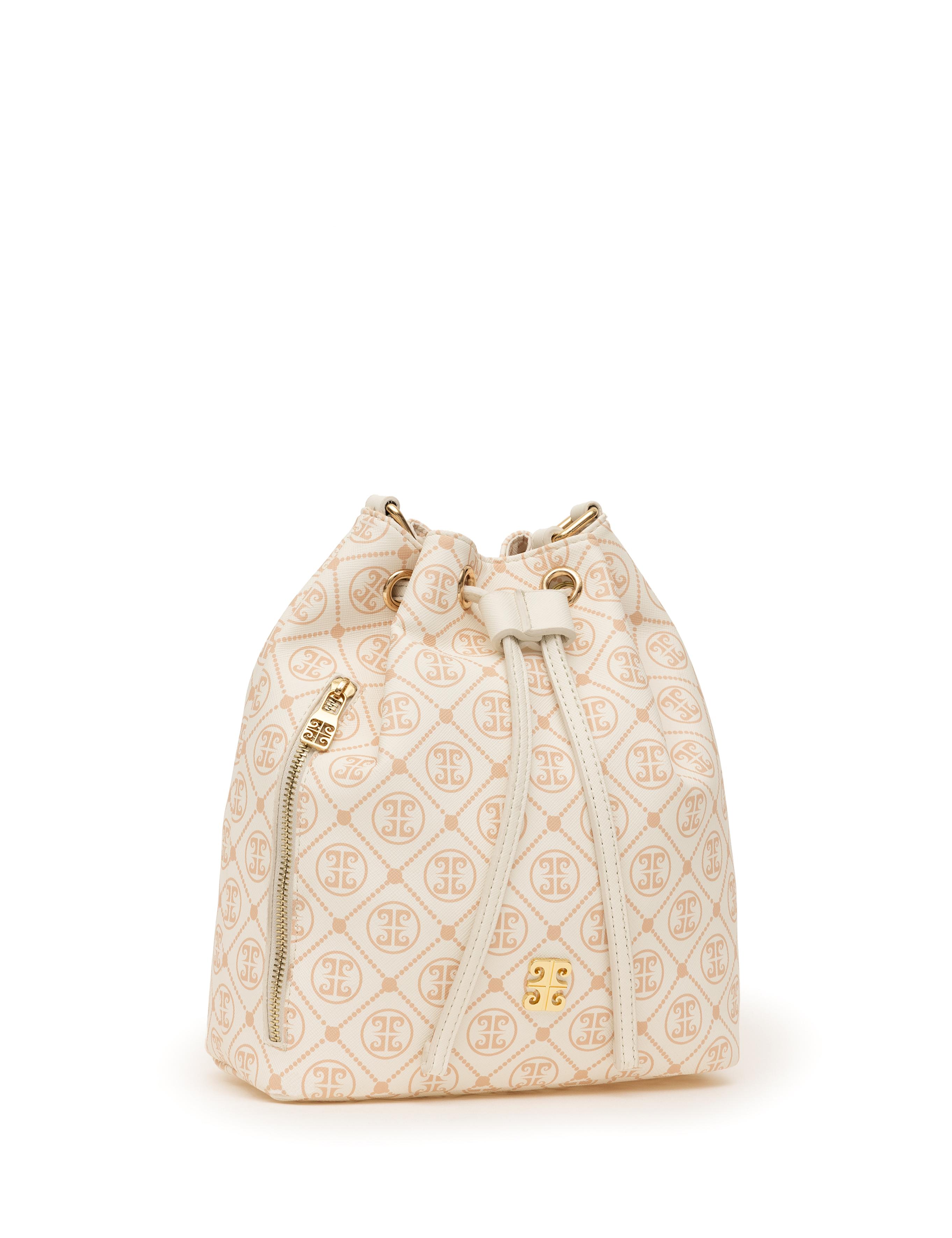 Ekru Büzgülü Çanta