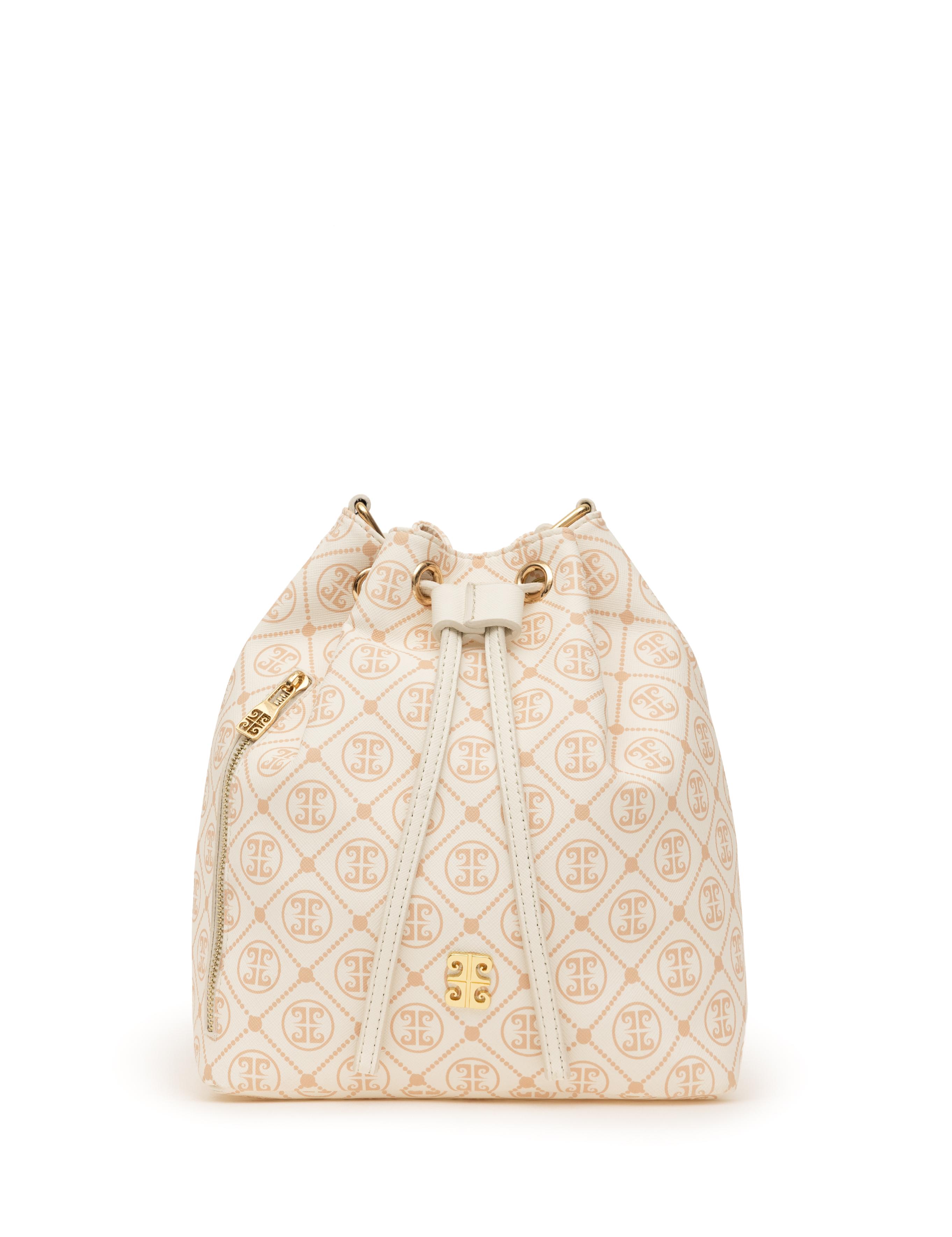 Ekru Büzgülü Çanta