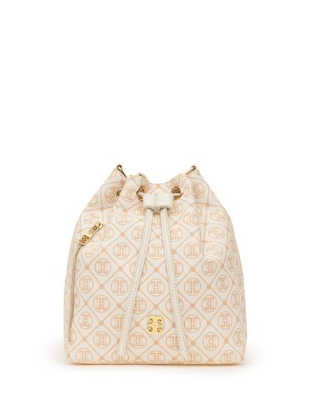 Ekru Büzgülü Çanta - 50297738005