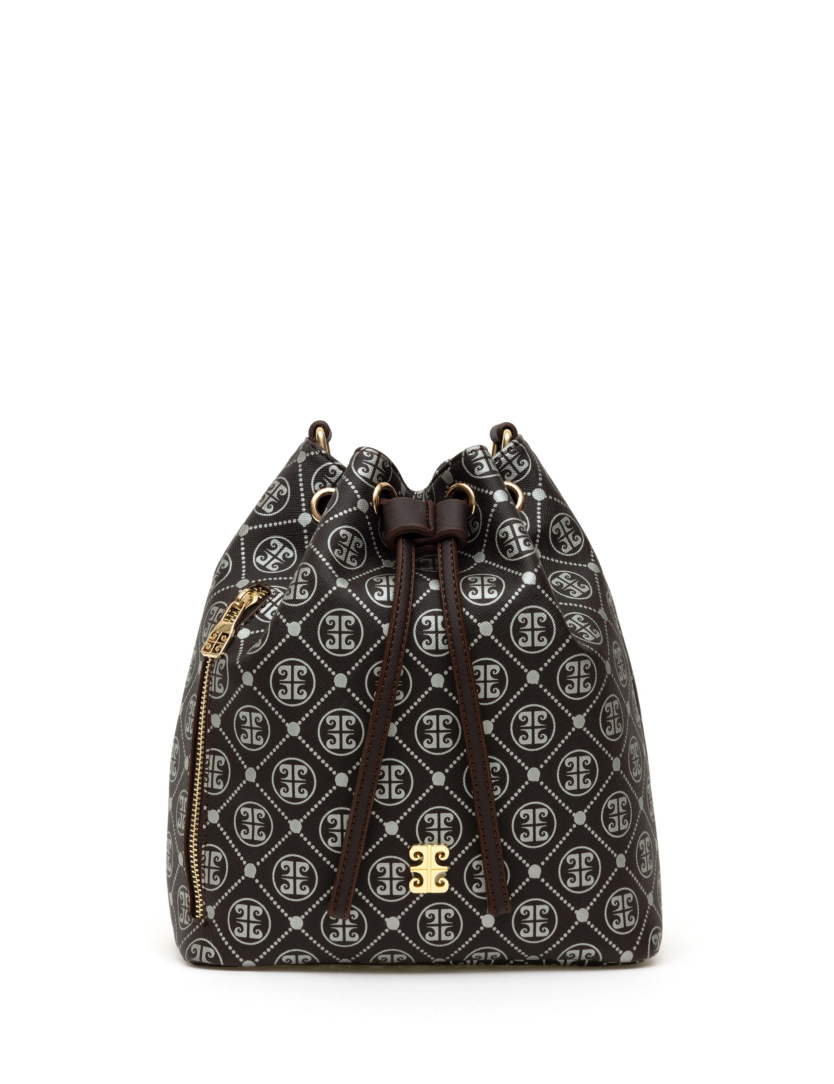 Kahverengi Büzgülü Çanta