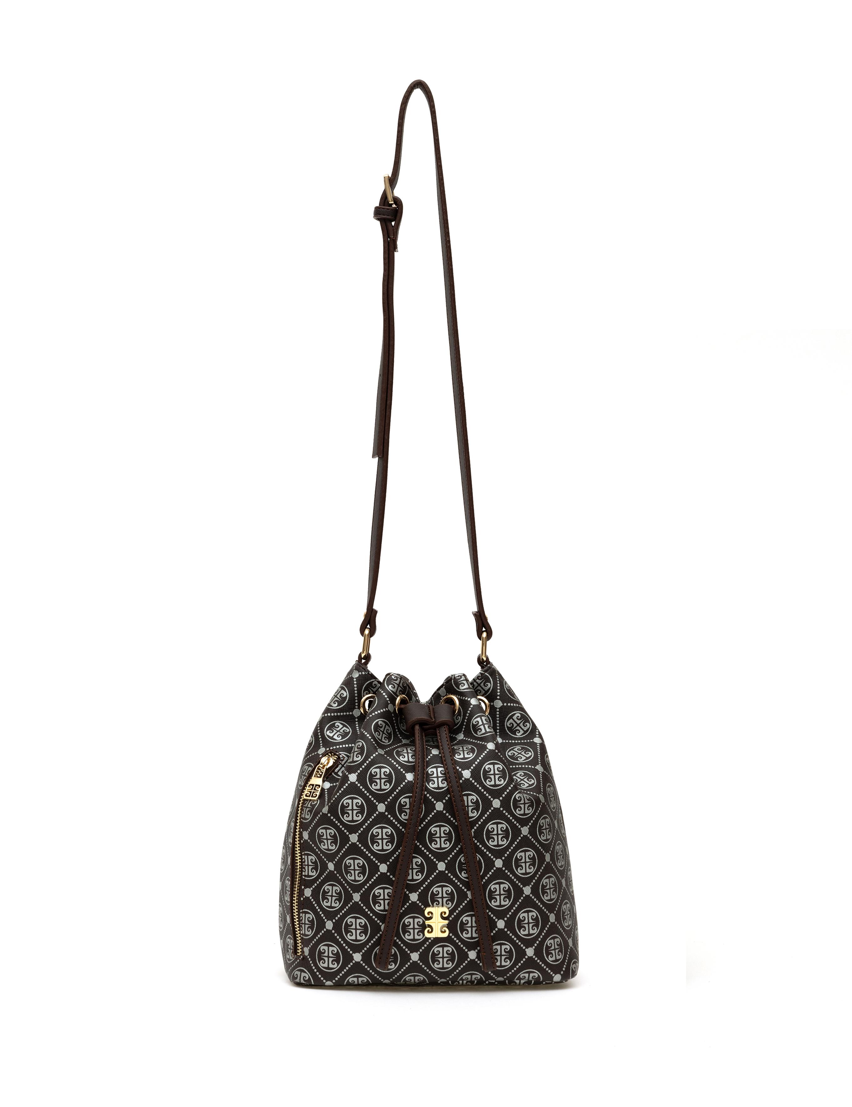 Kahverengi Büzgülü Çanta