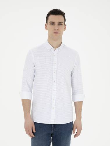 Saks Slim Fit Uzun Kollu Gömlek