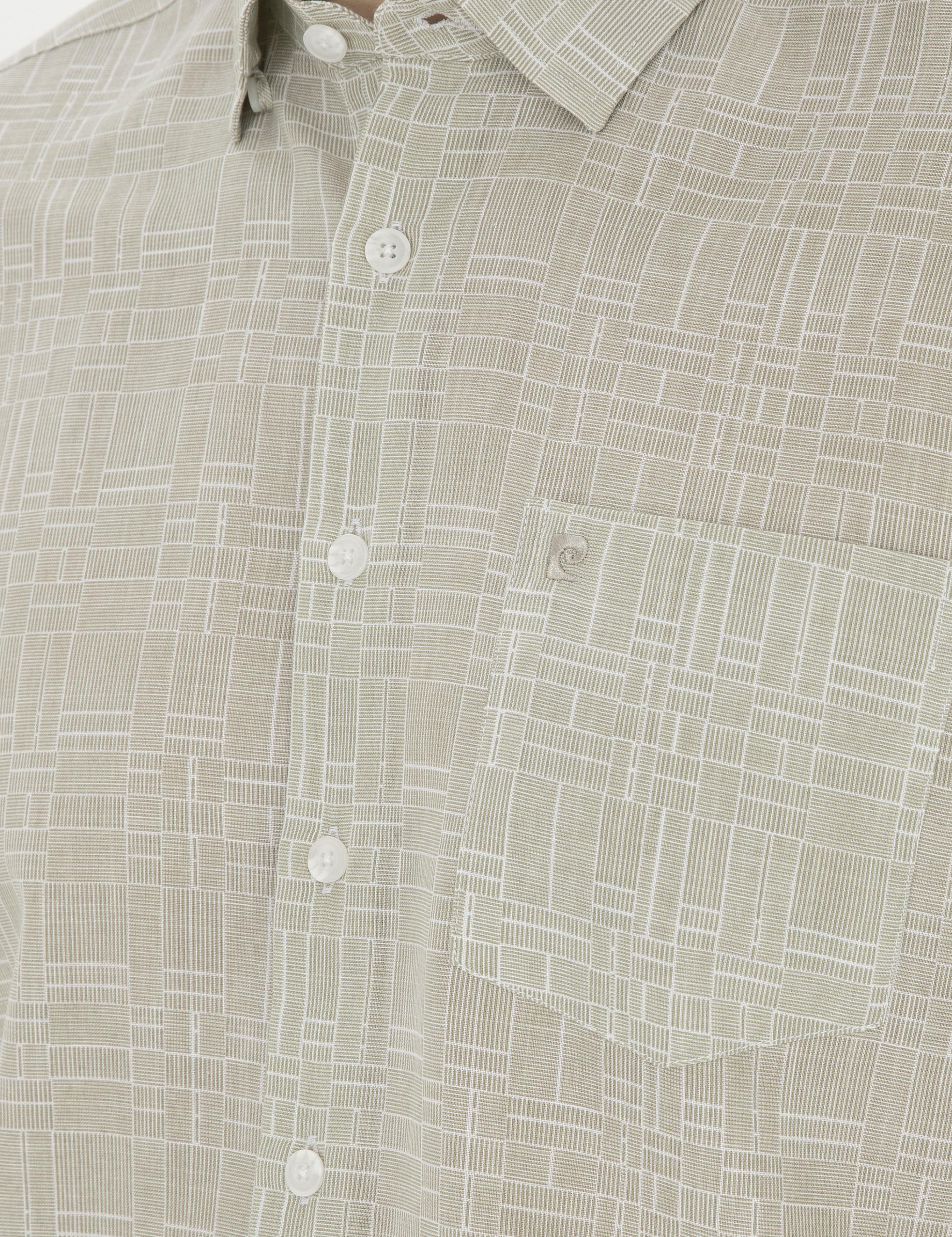 Haki Regular Fit Kısa Kollu Gömlek