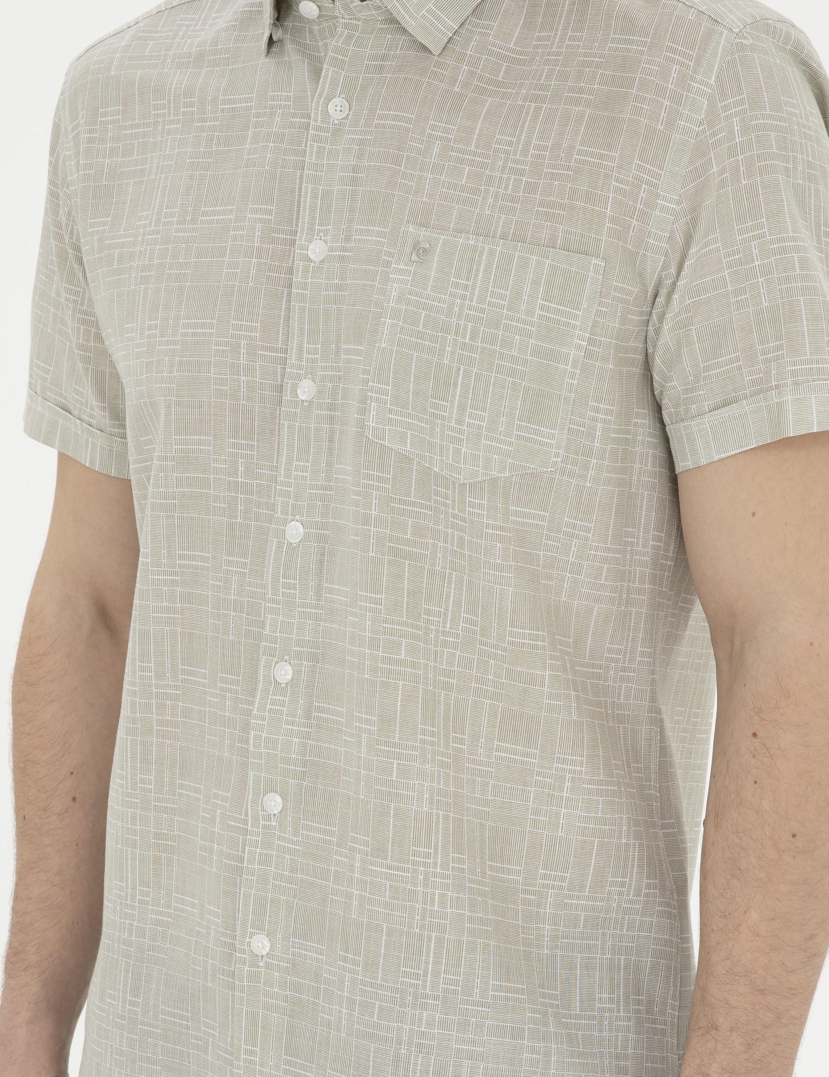 Haki Regular Fit Kısa Kollu Gömlek