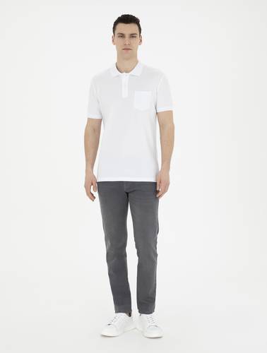 Beyaz Regular Fit Basic Tişört