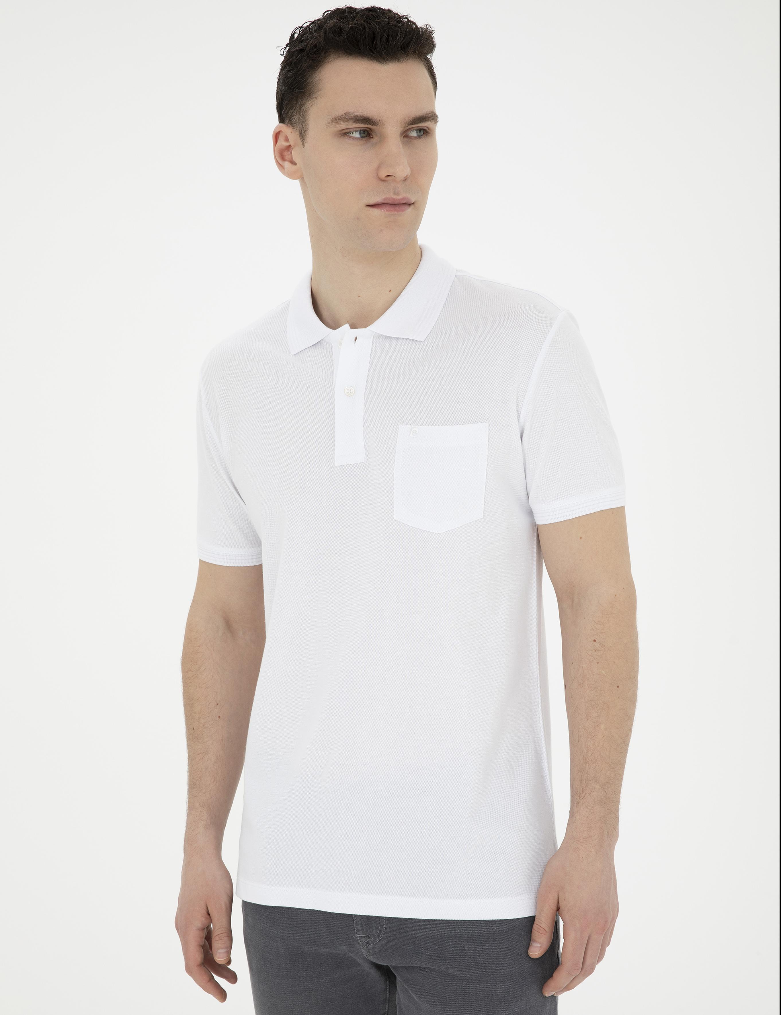 Beyaz Regular Fit Basic Tişört