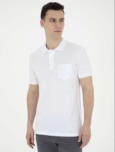Beyaz Regular Fit Basic Tişört