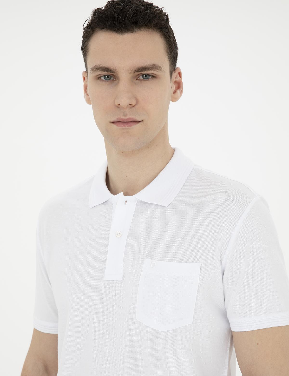 Beyaz Regular Fit Basic Tişört - 50280753009