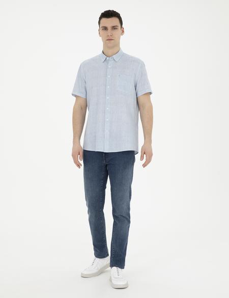 Mavi Regular Fit Kısa Kollu Gömlek - 50289390015