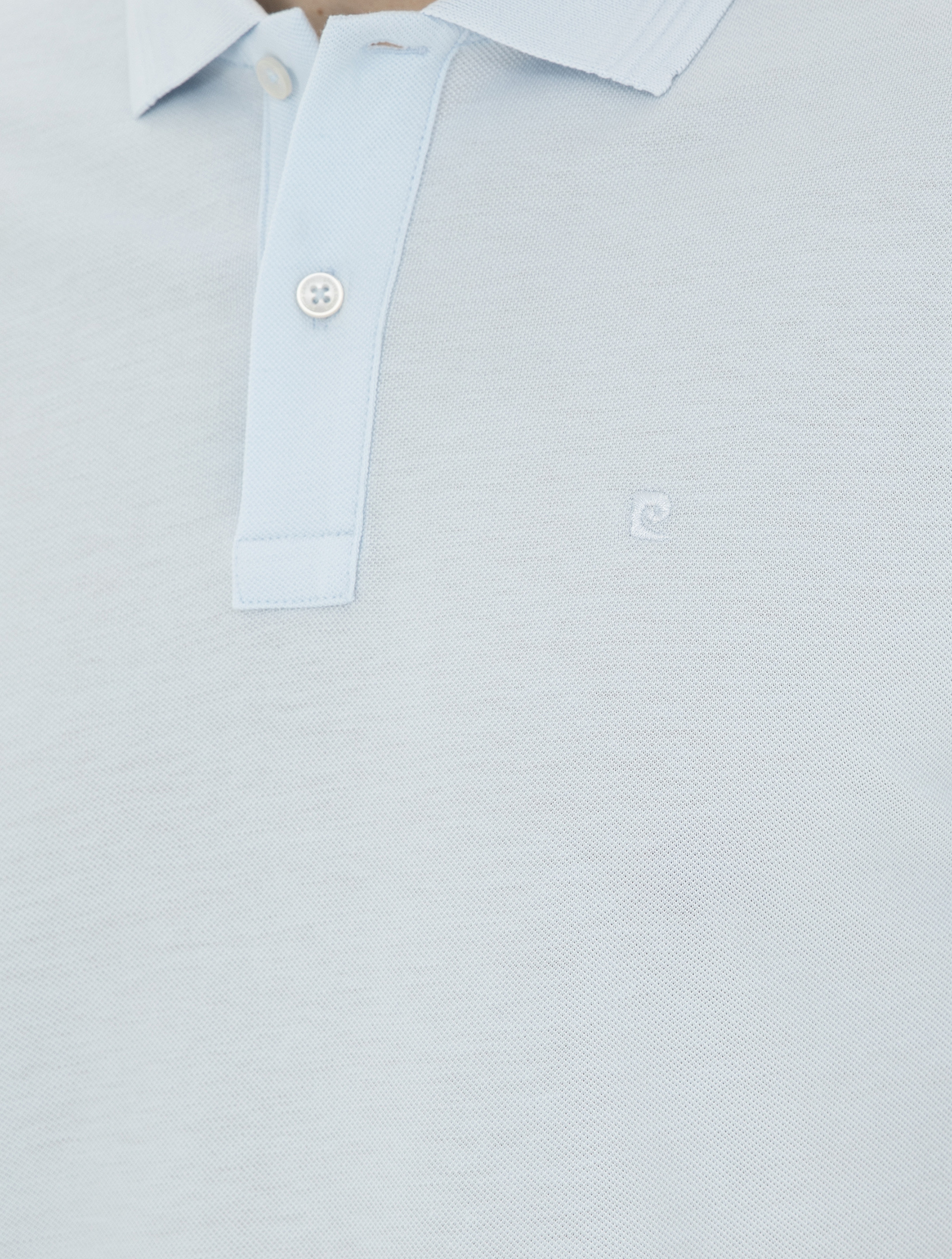Açık Mavi Slim Fit %100 Pamuk Basic Tişört - Image 7