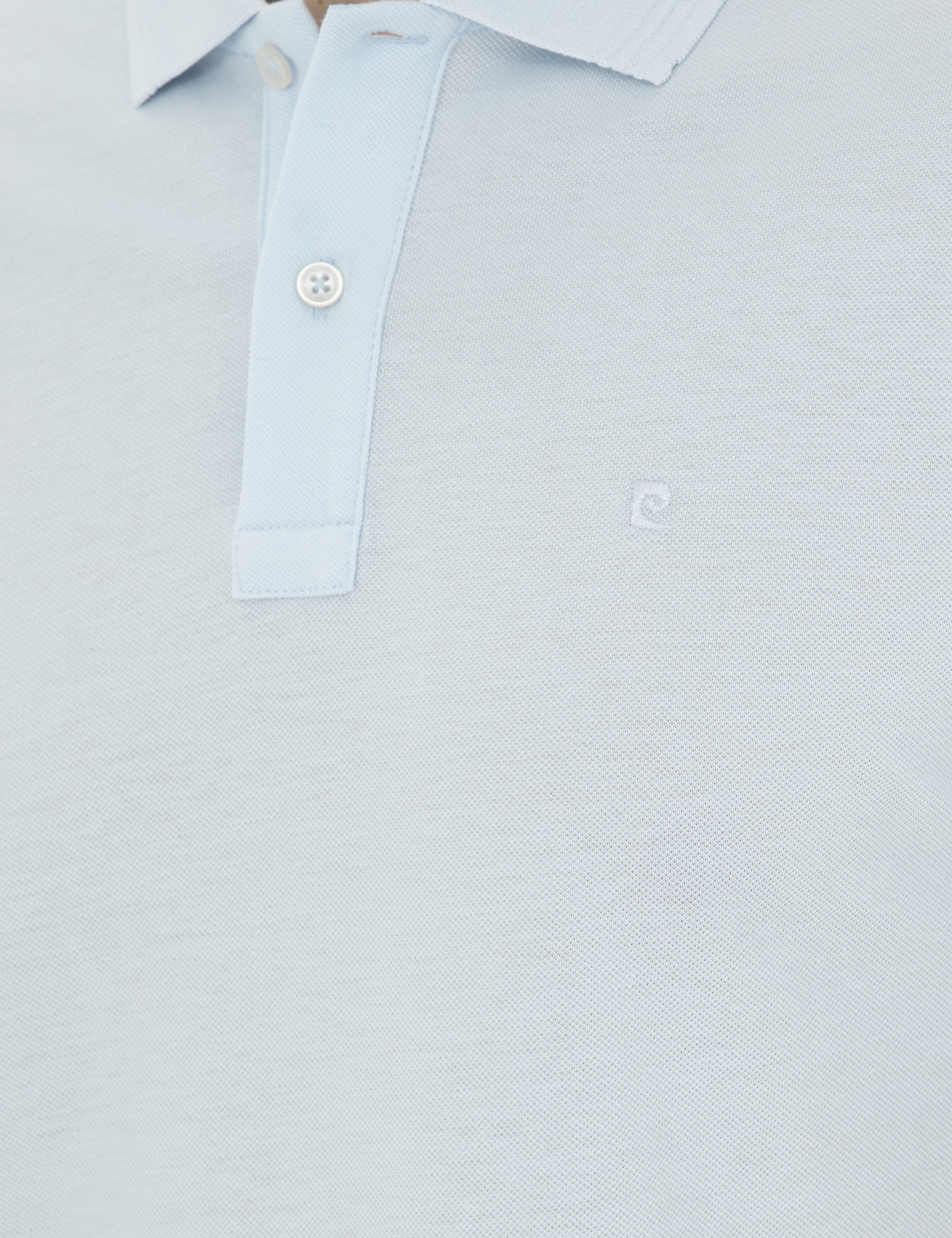 Açık Mavi Slim Fit %100 Pamuk Basic Tişört