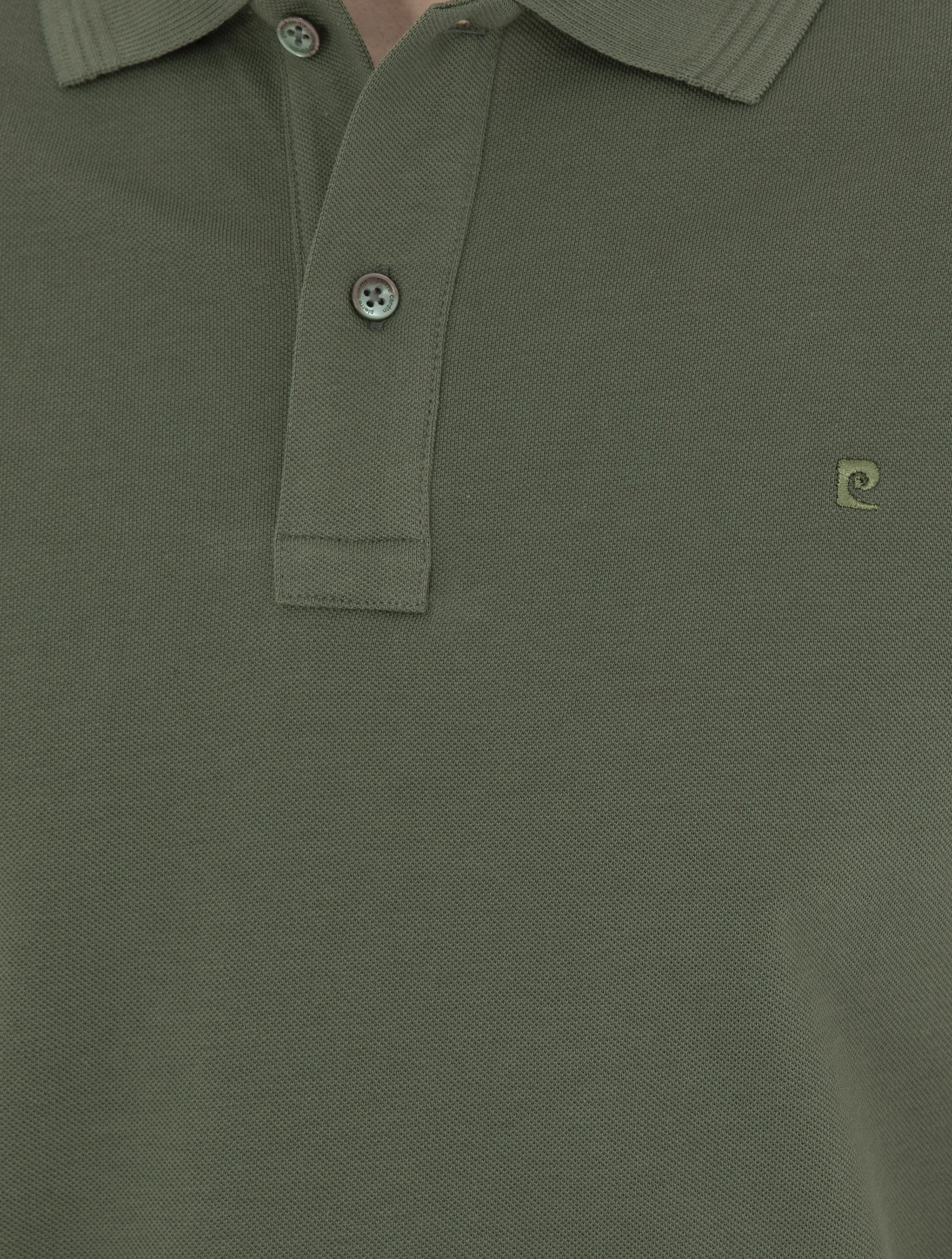 Haki Slim Fit Basic Tişört - Image 7