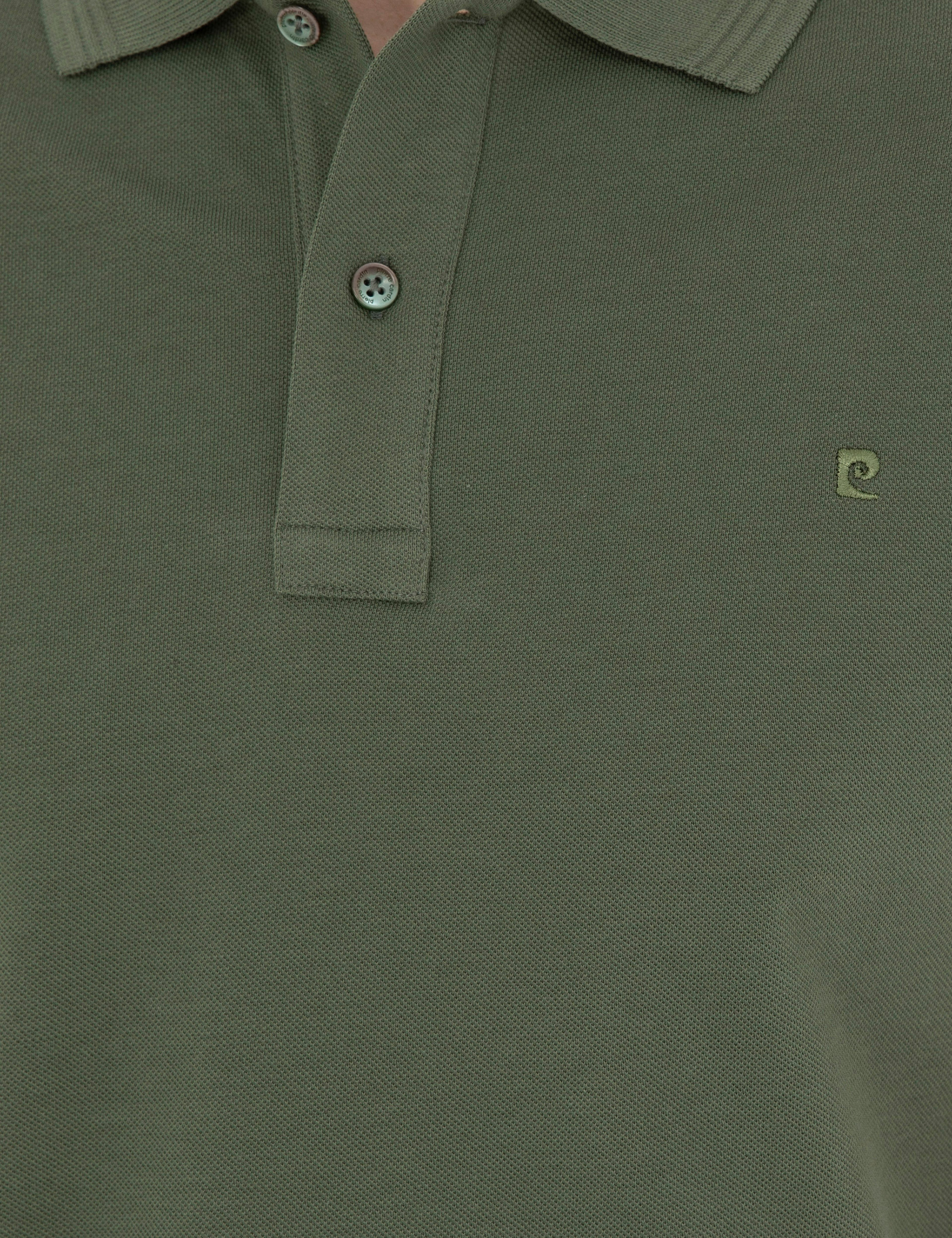 Haki Slim Fit Basic Tişört