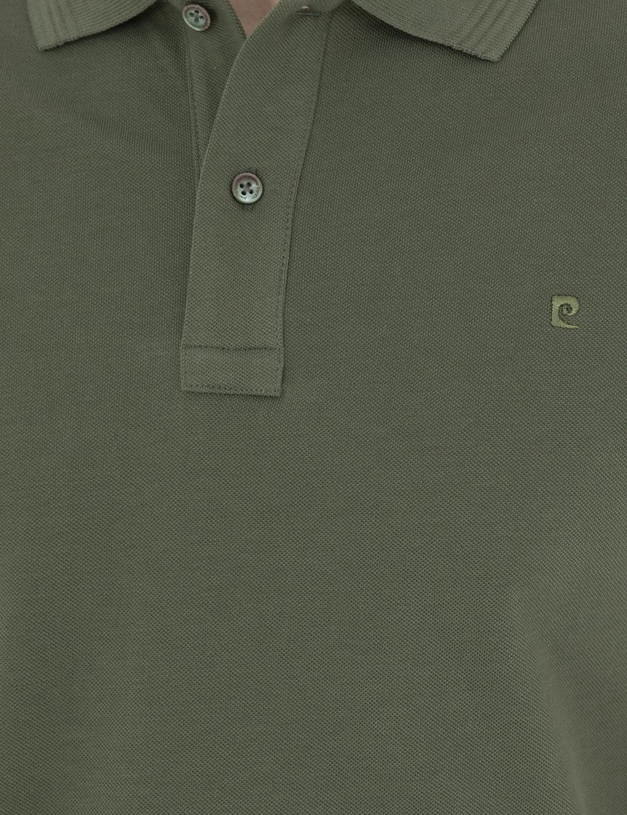 Haki Slim Fit Basic Tişört