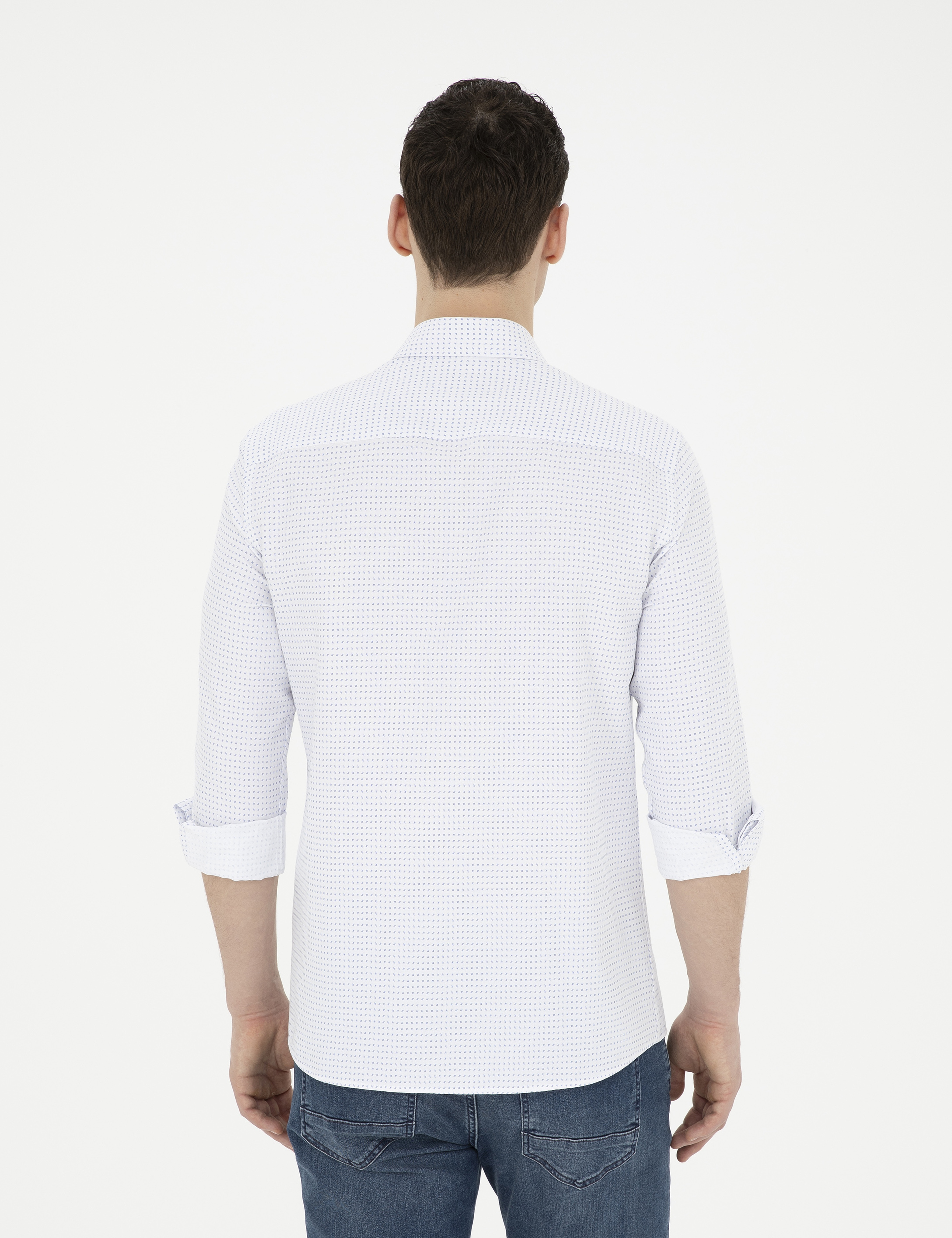Saks Slim Fit Uzun Kollu Gömlek