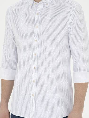 Saks Slim Fit Uzun Kollu Gömlek
