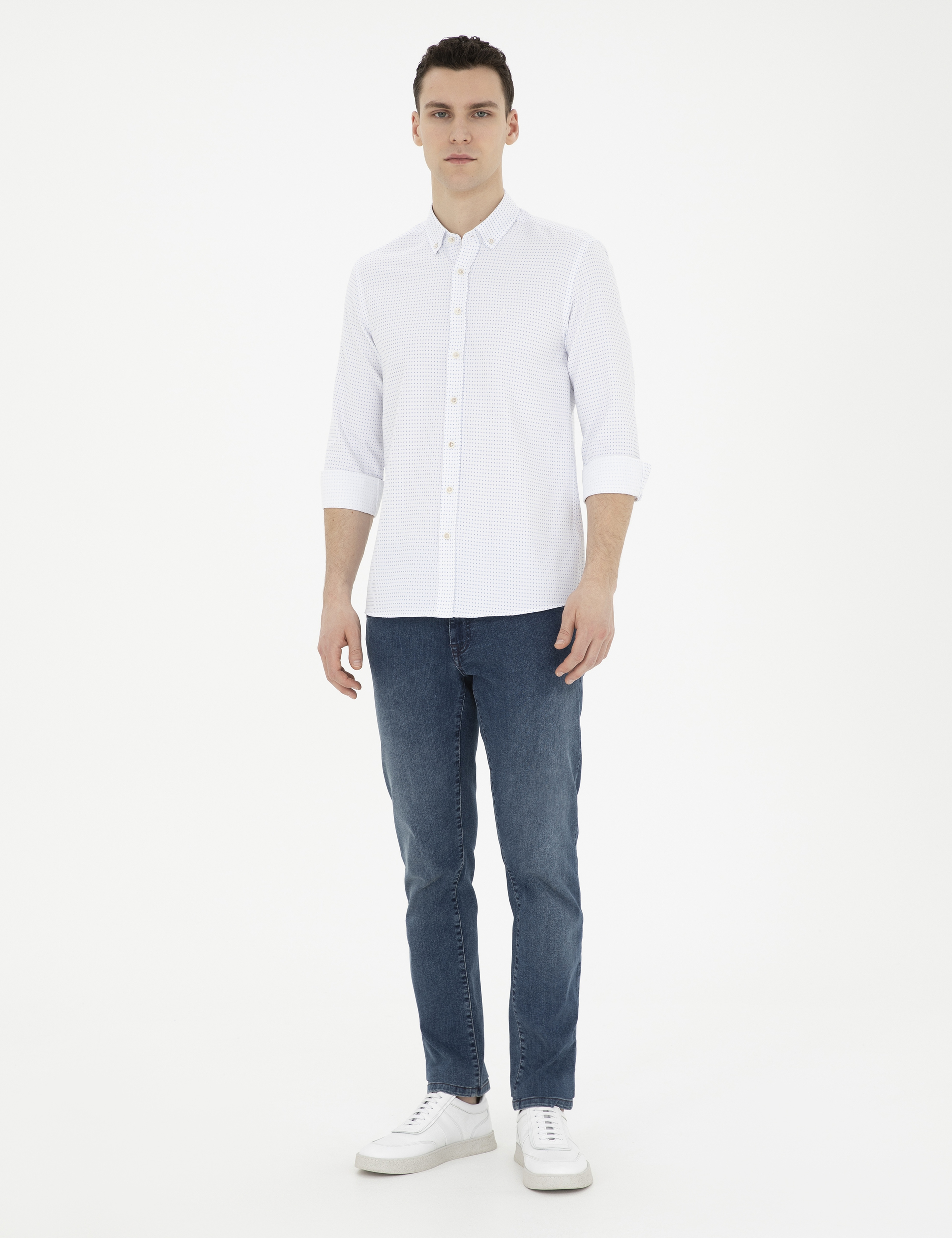 Saks Slim Fit Uzun Kollu Gömlek