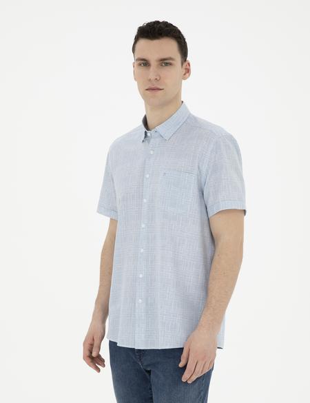 Mavi Regular Fit Kısa Kollu Gömlek - 50289390015