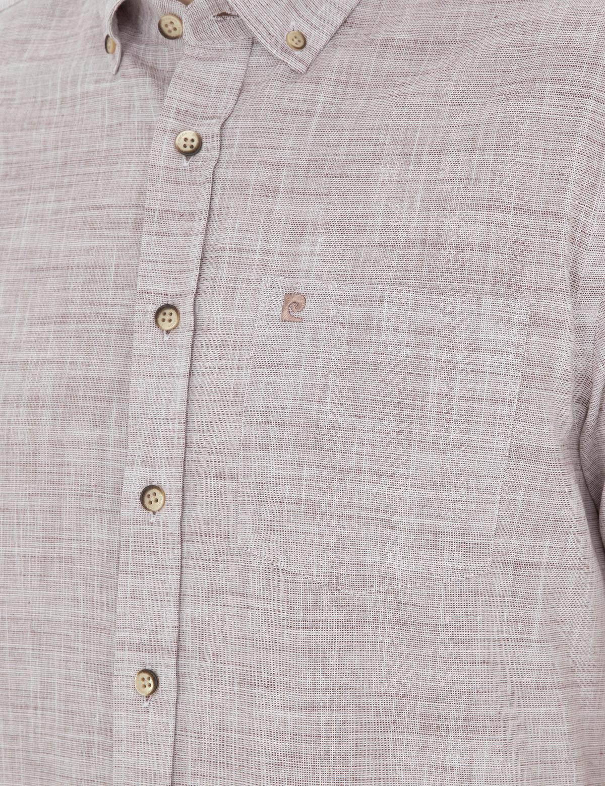 Bordo Regular Fit Kısa Kollu Gömlek - 50289394005