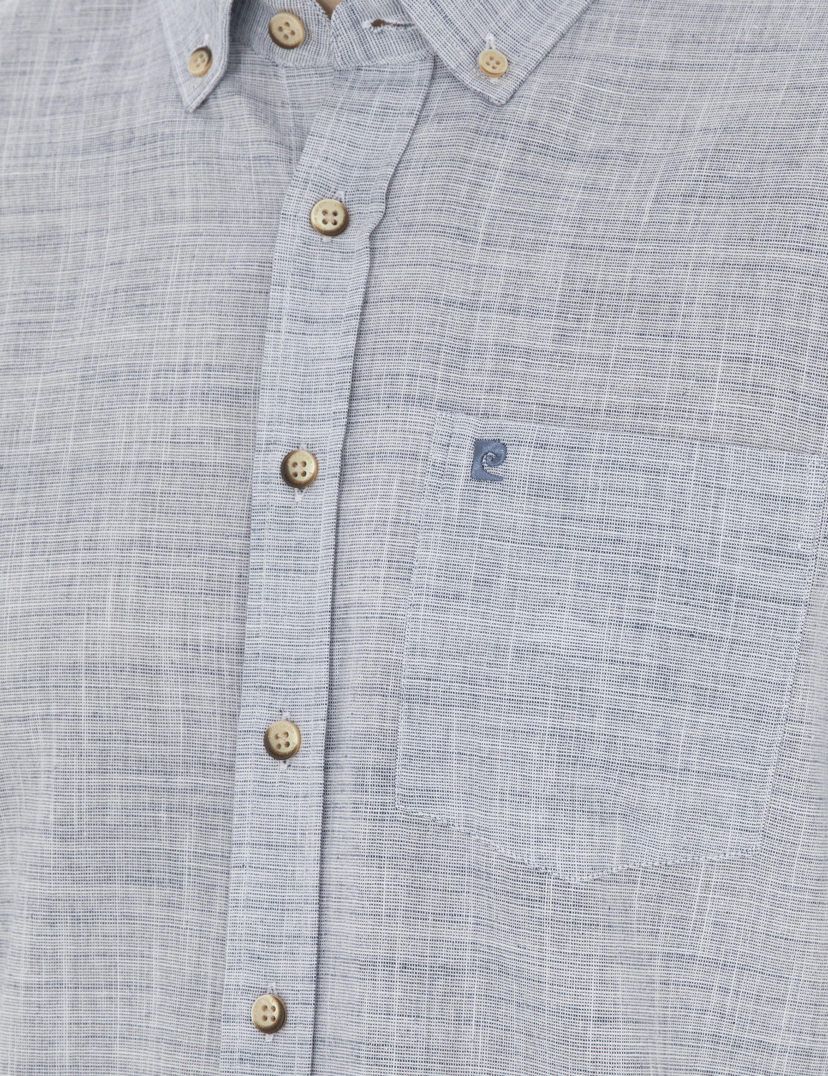 Lacivert Regular Fit Kısa Kollu Gömlek