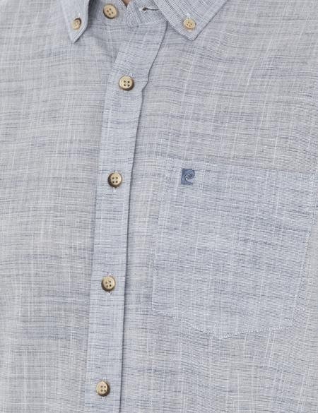 Lacivert Regular Fit Kısa Kollu Gömlek - 50289394016