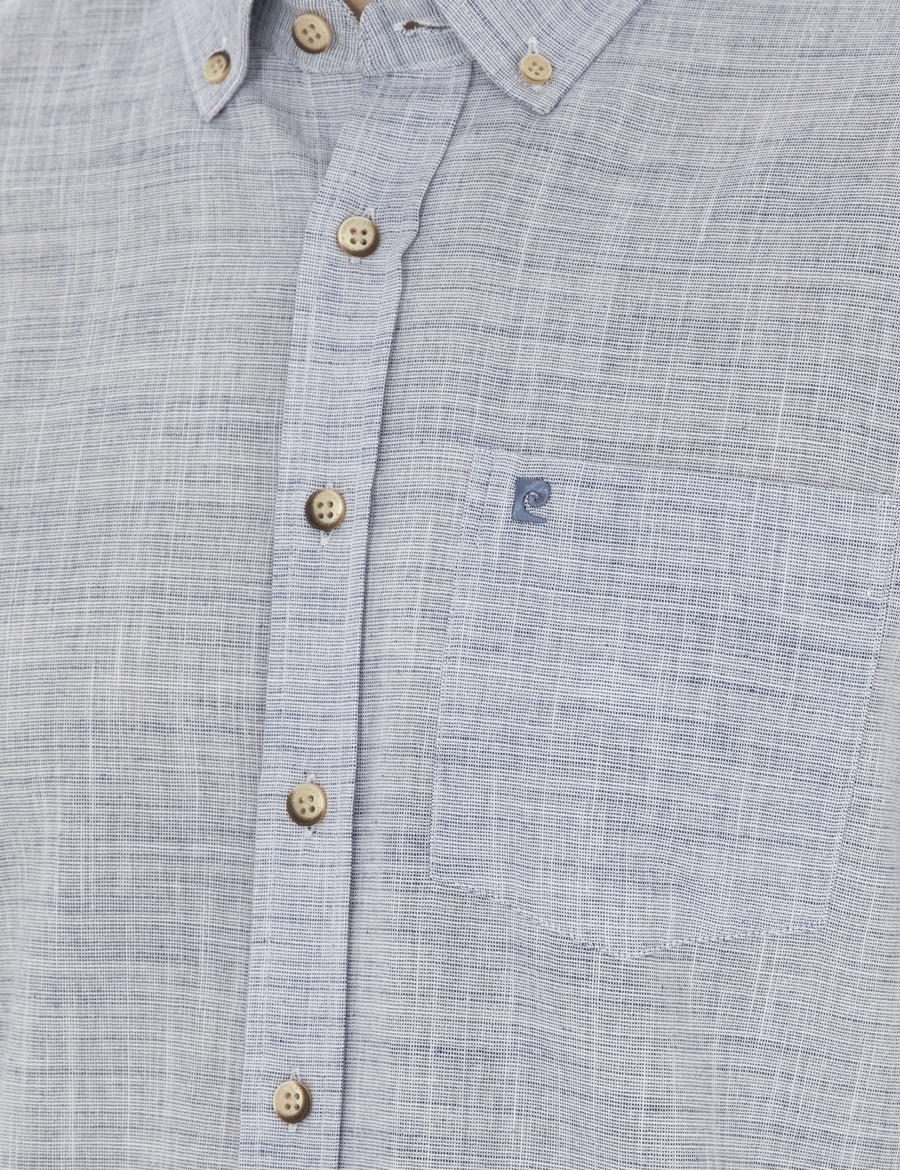 Lacivert Regular Fit Kısa Kollu Gömlek