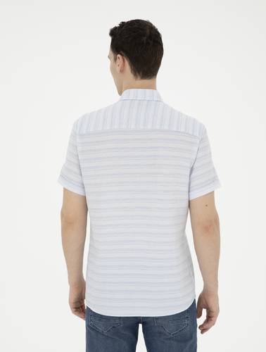 Açık Mavi Regular Fit Kısa Kollu Gömlek
