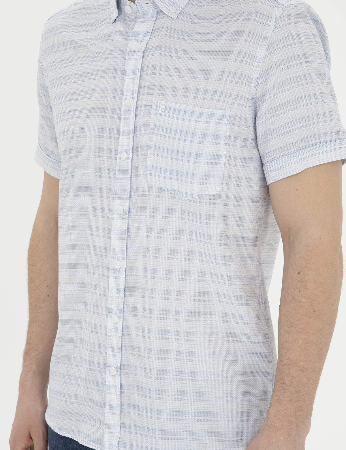 Açık Mavi Regular Fit Kısa Kollu Gömlek - 50289412017