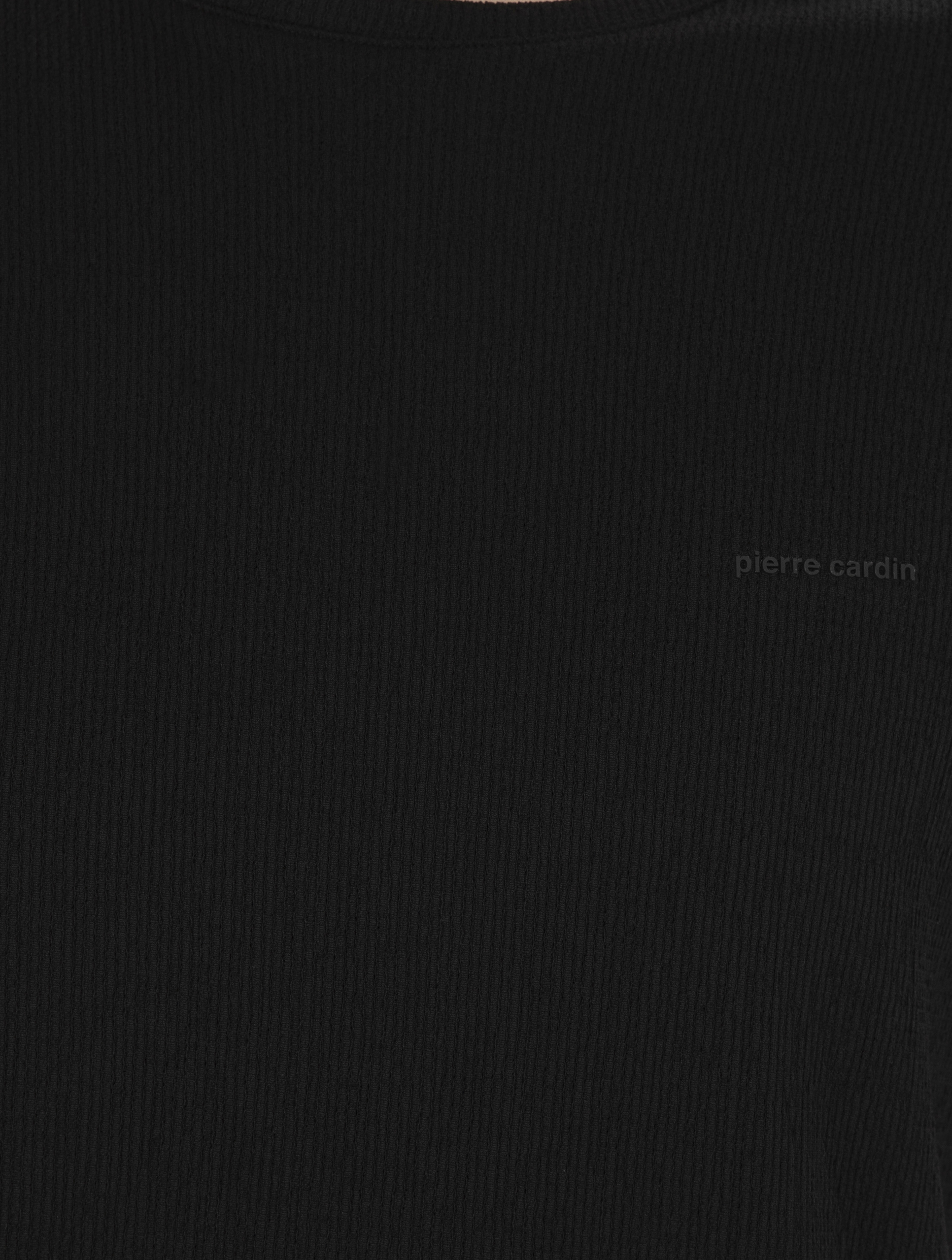 Siyah Slim Fit Tişört - Image 7