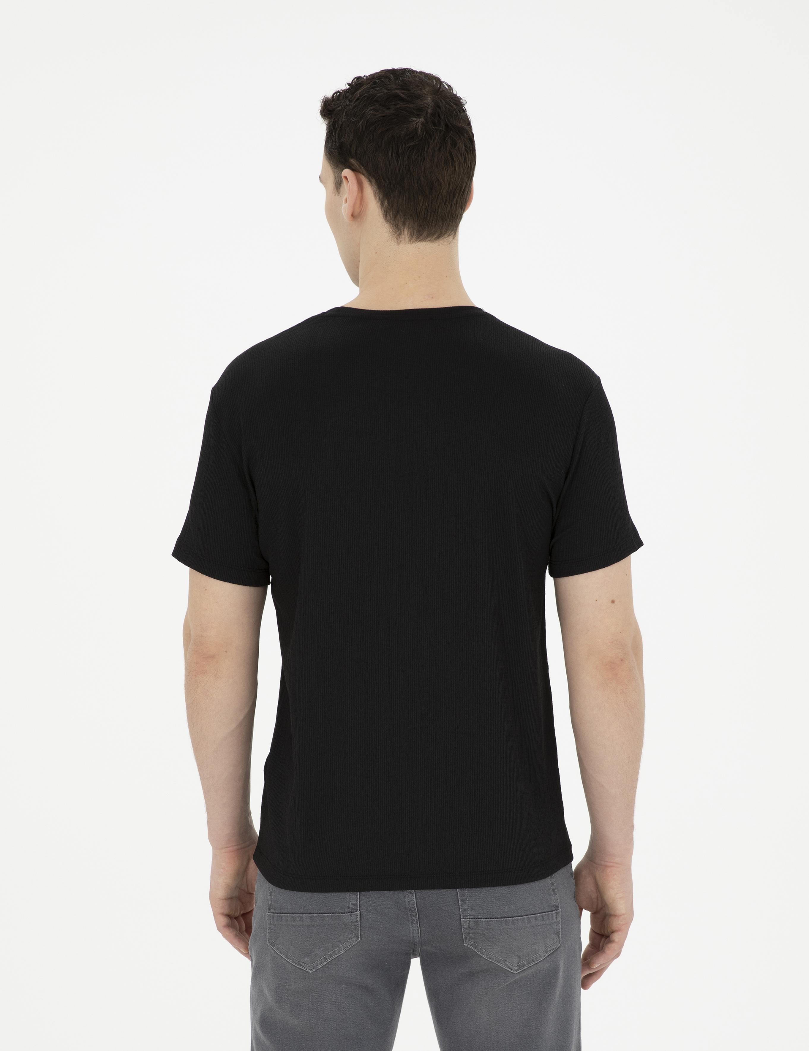 Siyah Slim Fit Tişört