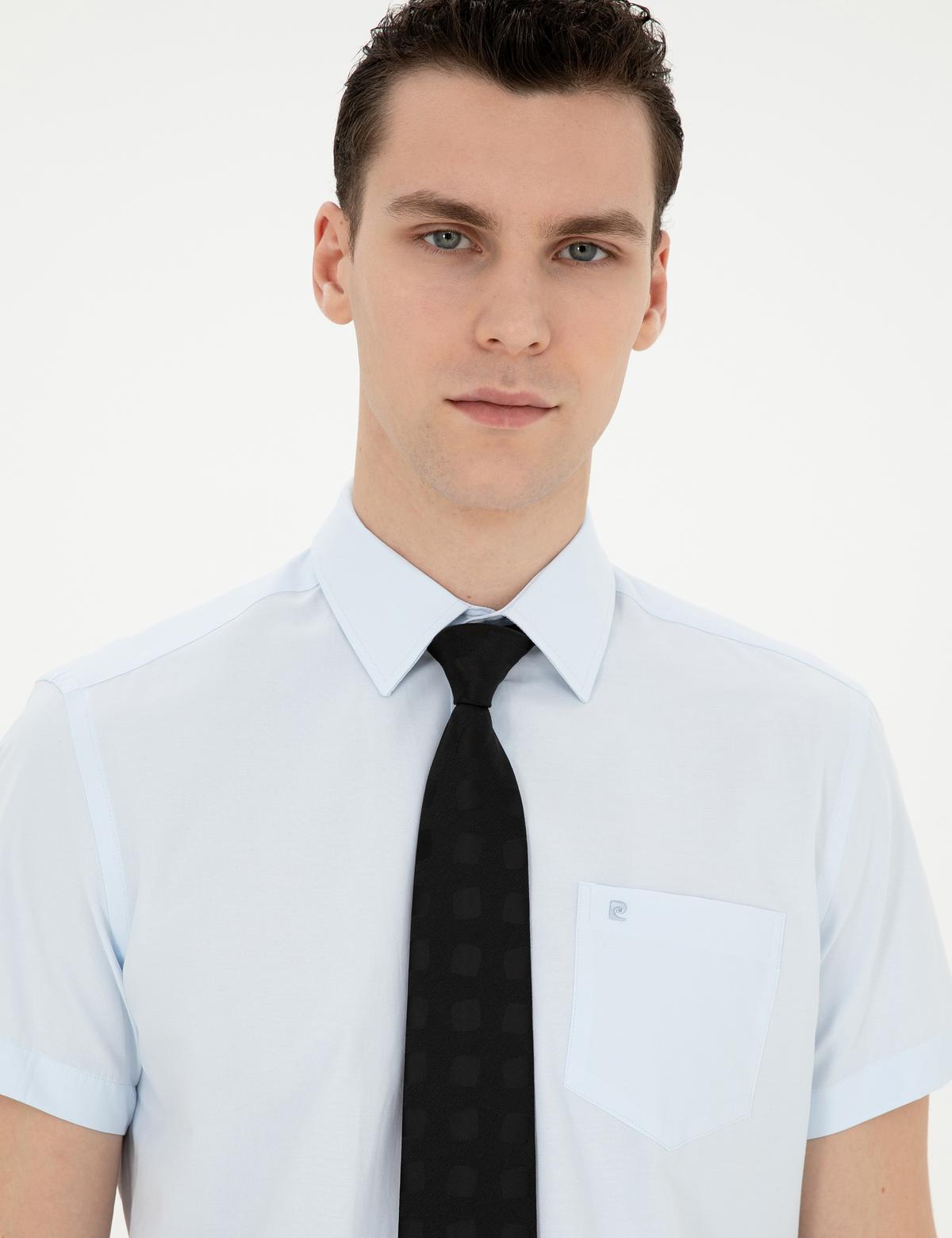 Açık Mavi Regular Fit Uzun Kollu Basic Gömlek - 50268194001