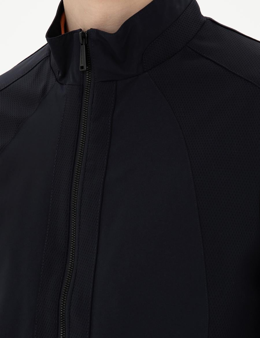 Lacivert Baharlık Mevsimlik Mont