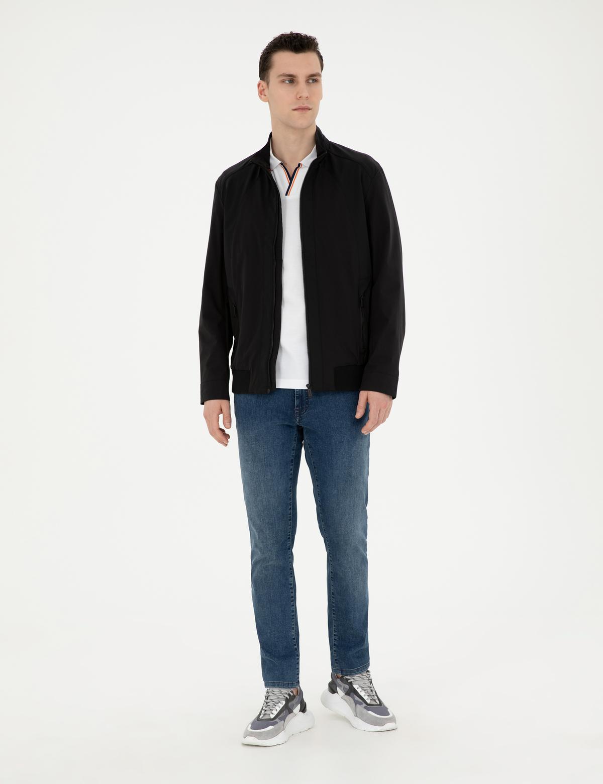 Siyah Baharlık Mevsimlik Mont - 50288212017