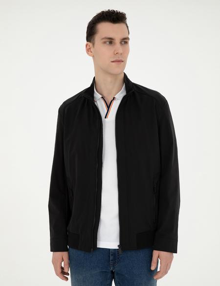 Siyah Baharlık Mevsimlik Mont - 50288212017