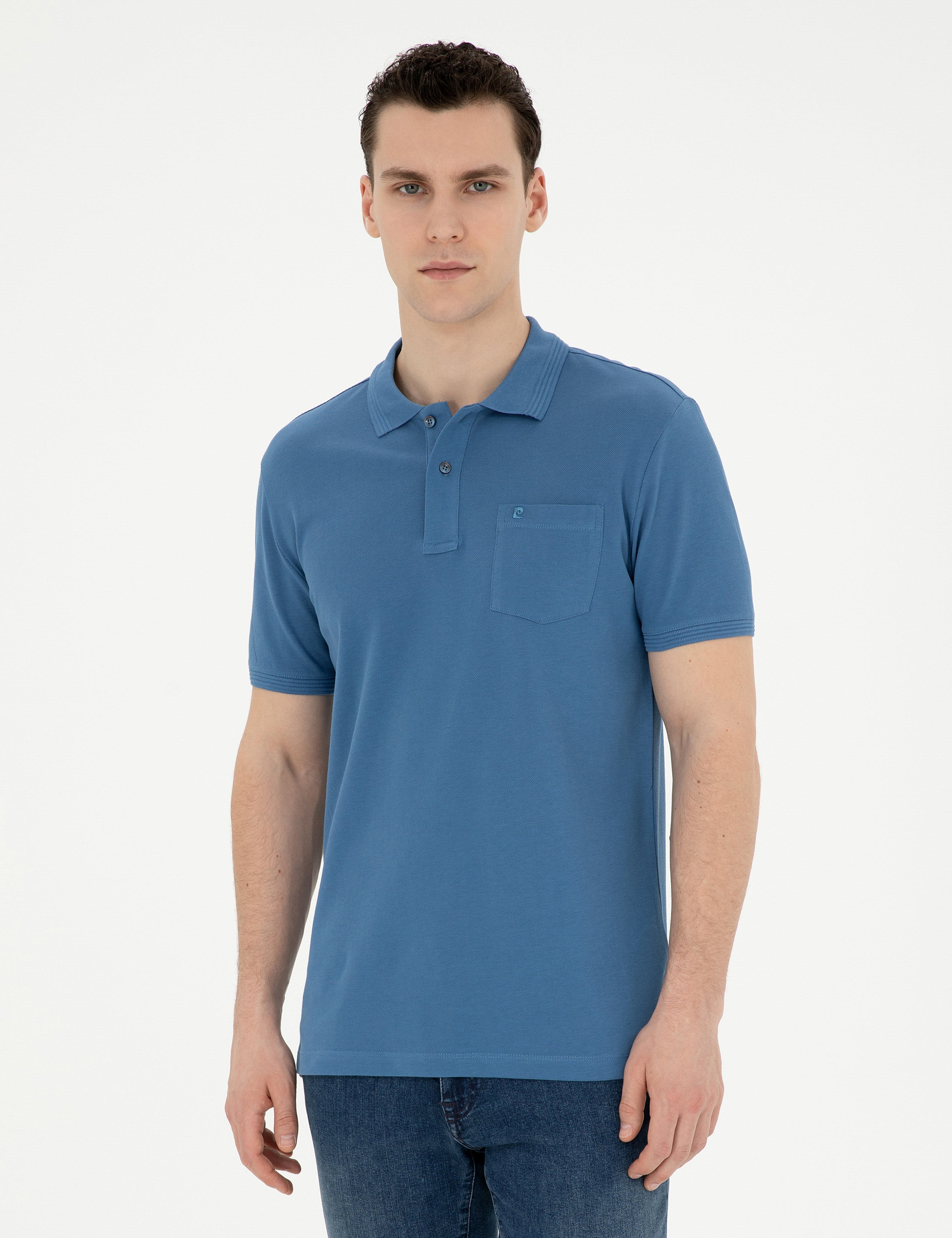 Saks Regular Fit Basic Tişört - Image 1