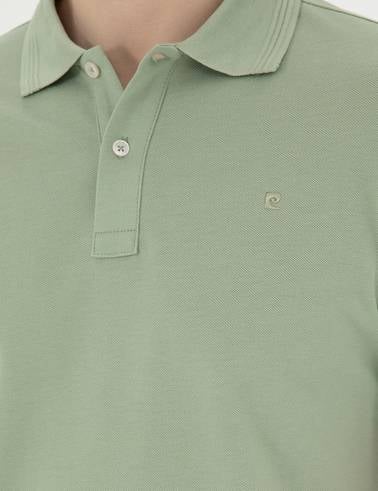 Yeşil Slim Fit Basic Tişört