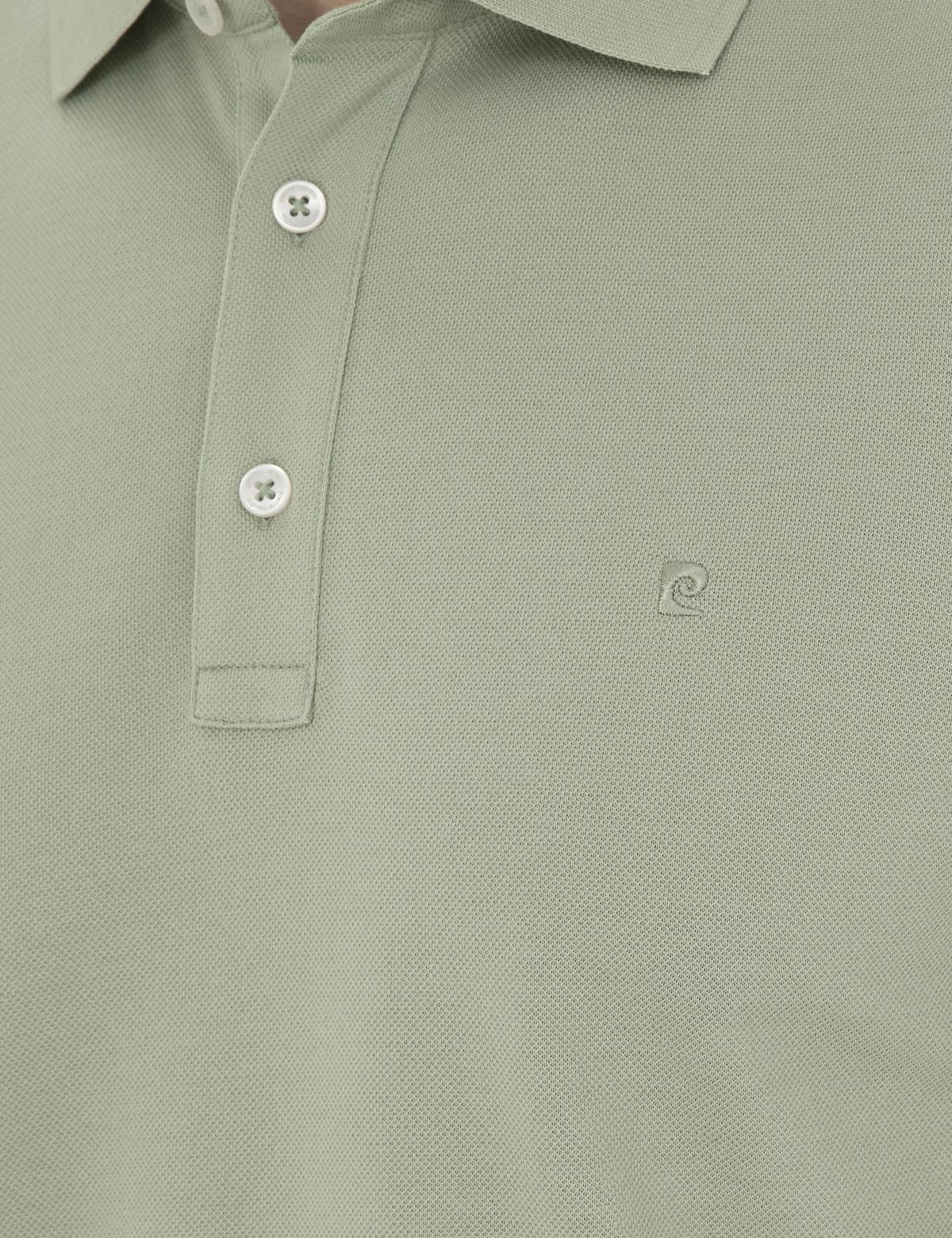 Çağla Yeşili Slim Fit Merserize Tişört - 50288947007