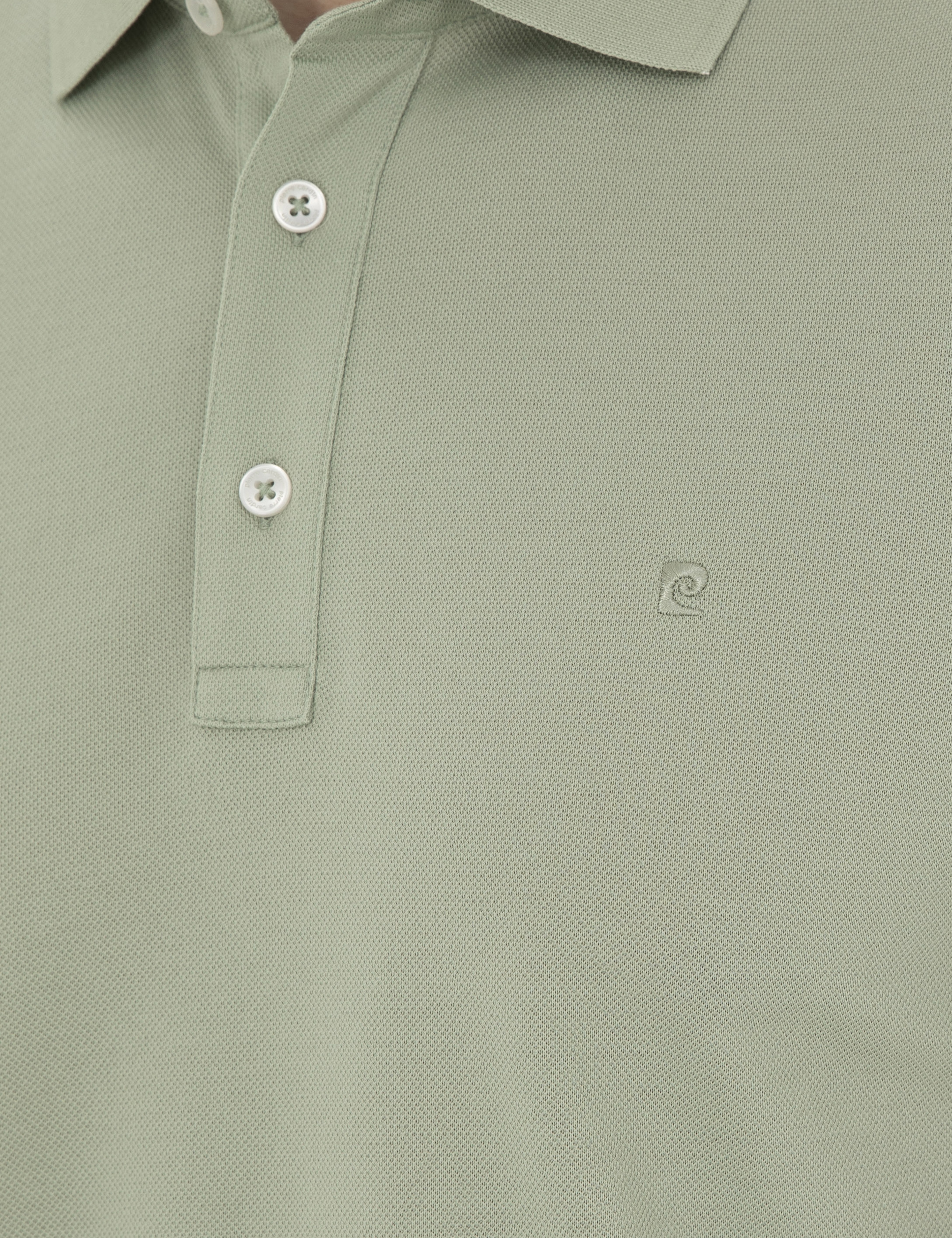 Çağla Yeşili Slim Fit %100 Pamuk Merserize Düğmeli Polo Yaka Basic Tişört