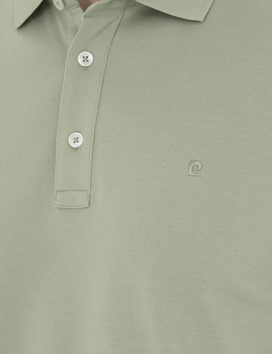 Çağla Yeşili Slim Fit Merserize Tişört