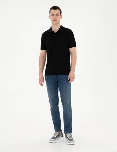Siyah Regular Fit Basic Tişört
