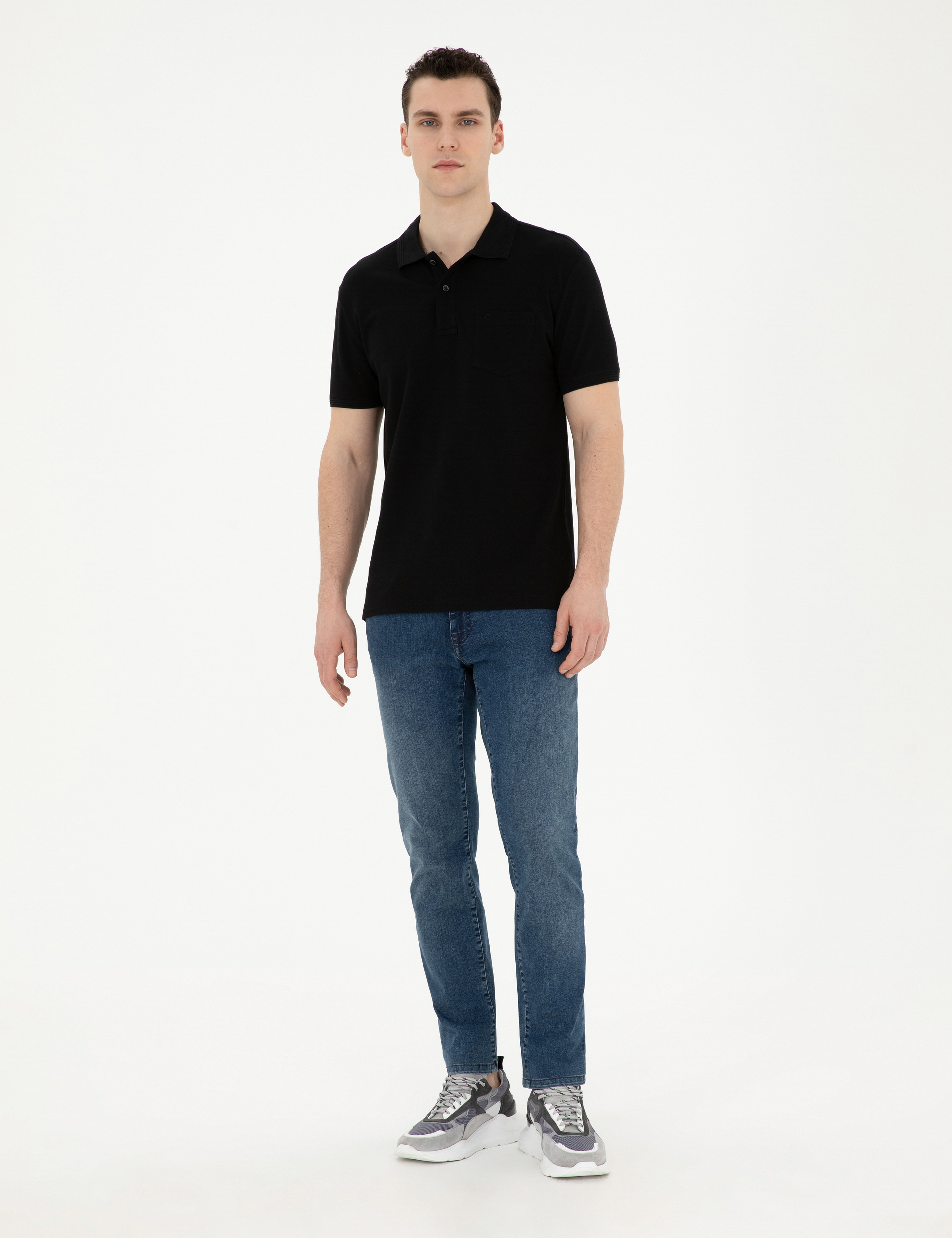 Siyah Regular Fit Basic Tişört
