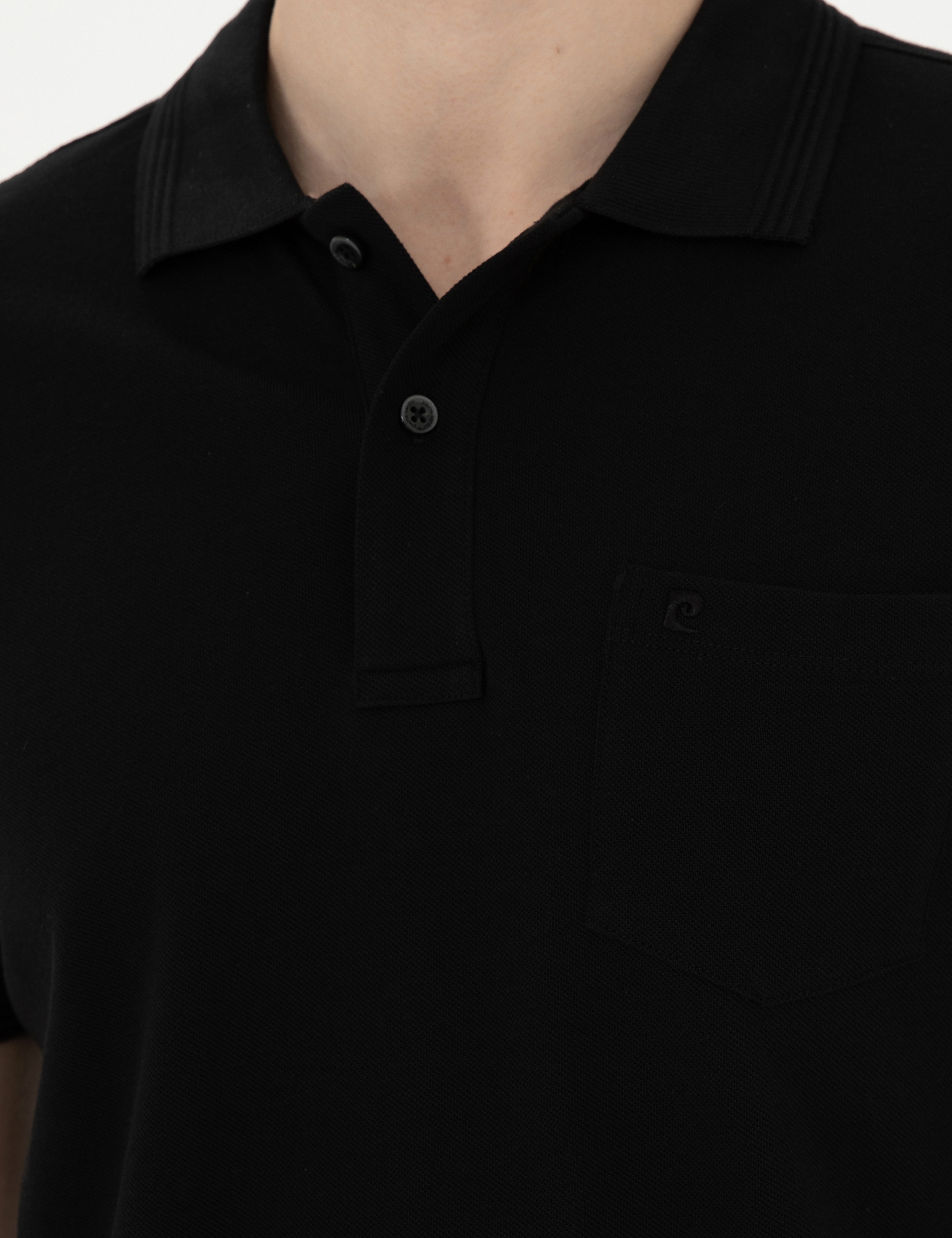 Siyah Regular Fit Basic Tişört - Image 7