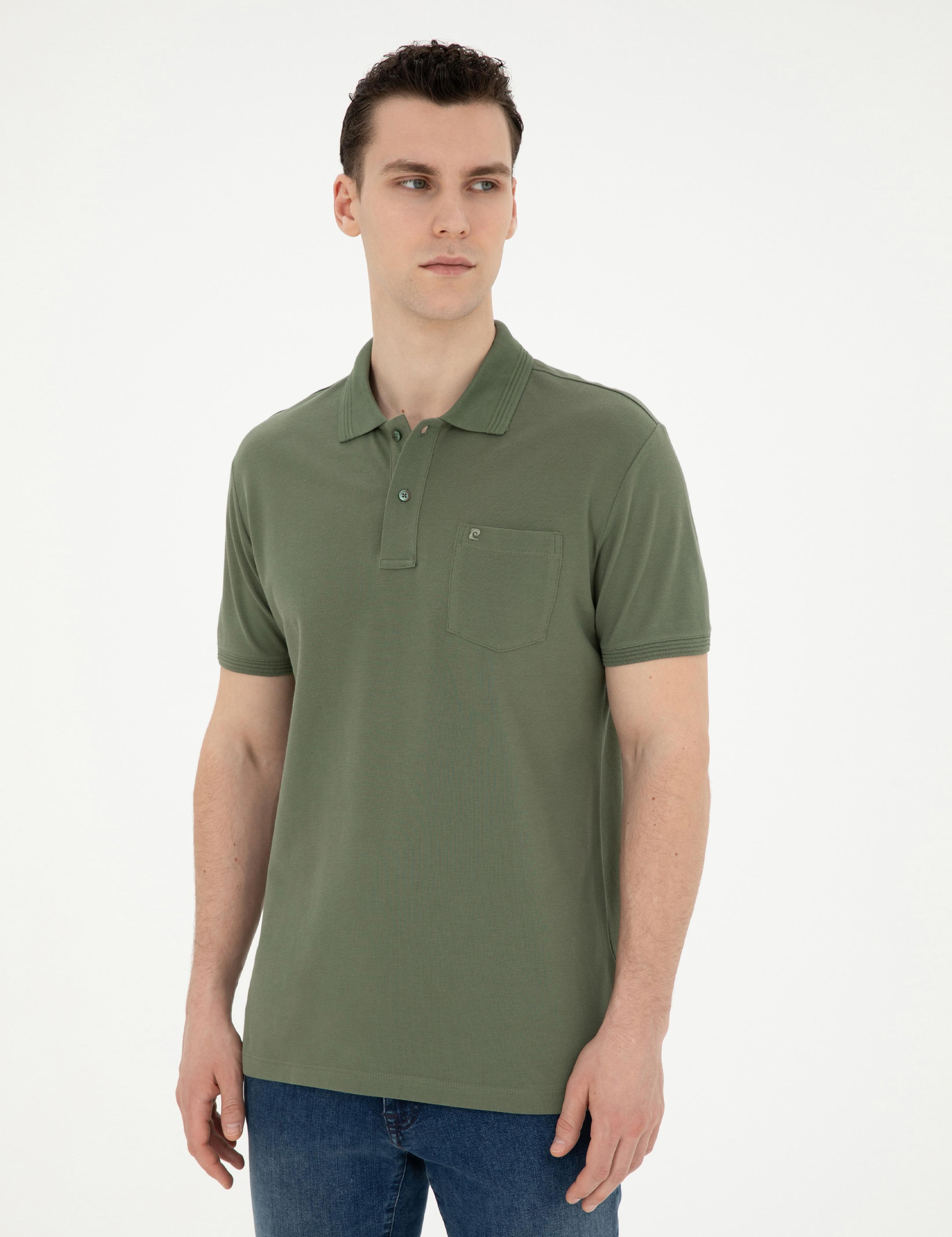 Haki Regular Fit Basic Tişört