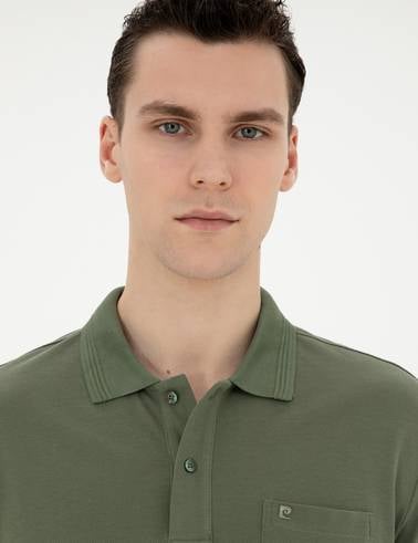 Haki Regular Fit Basic Tişört