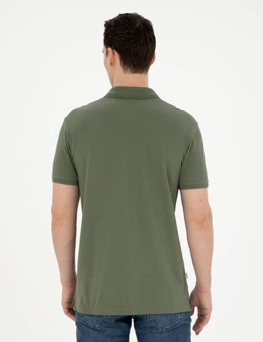 Haki Regular Fit Basic Tişört