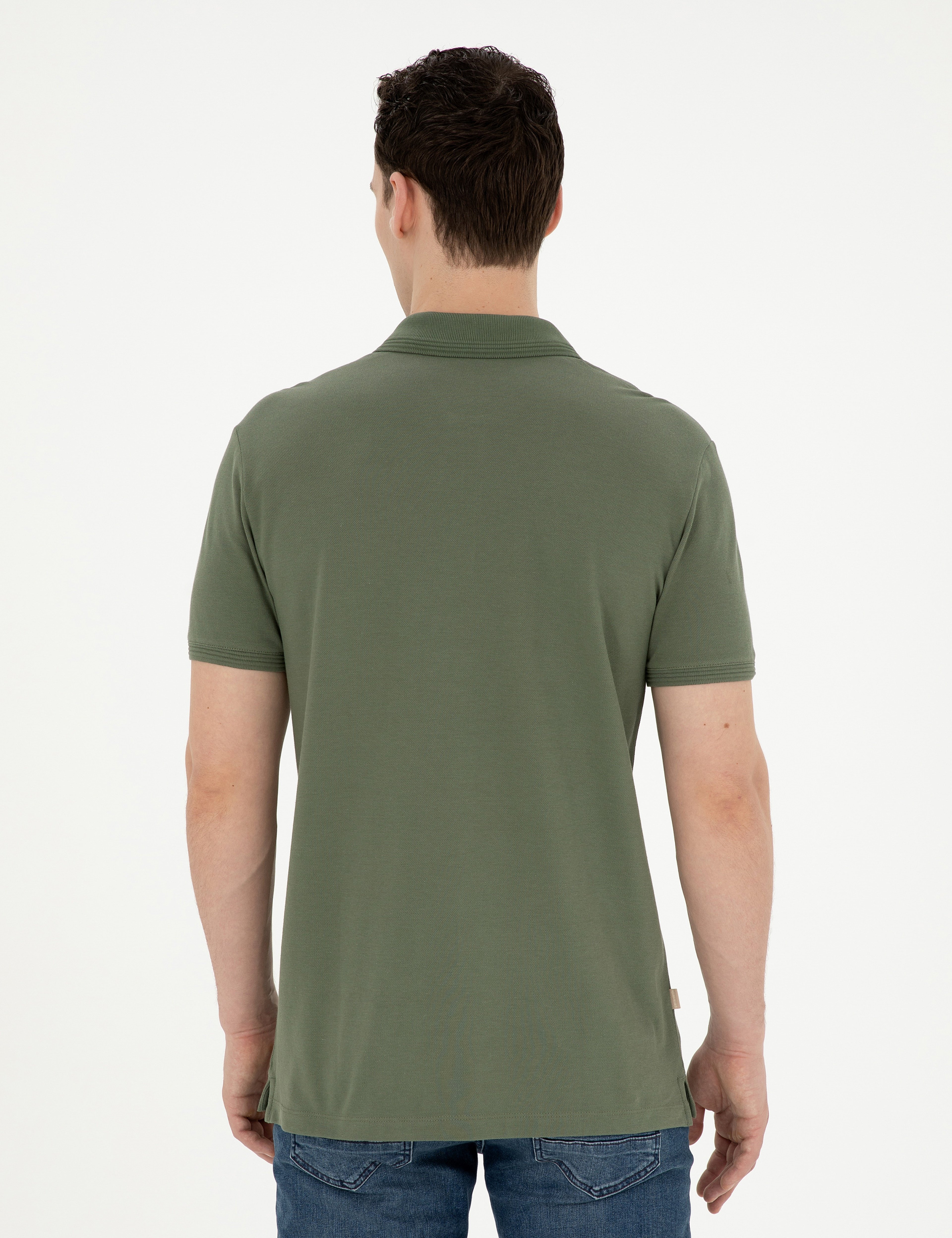 Haki Regular Fit Basic Tişört