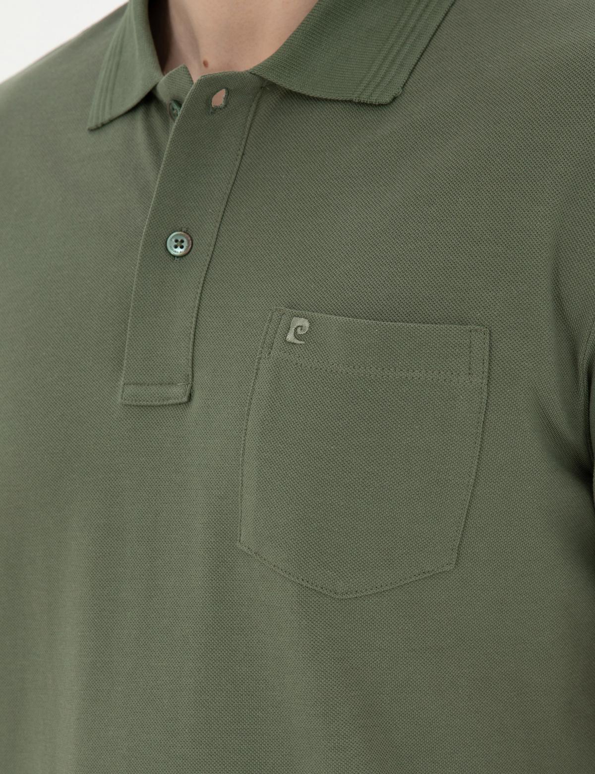 Haki Regular Fit Basic Tişört - 50280753056